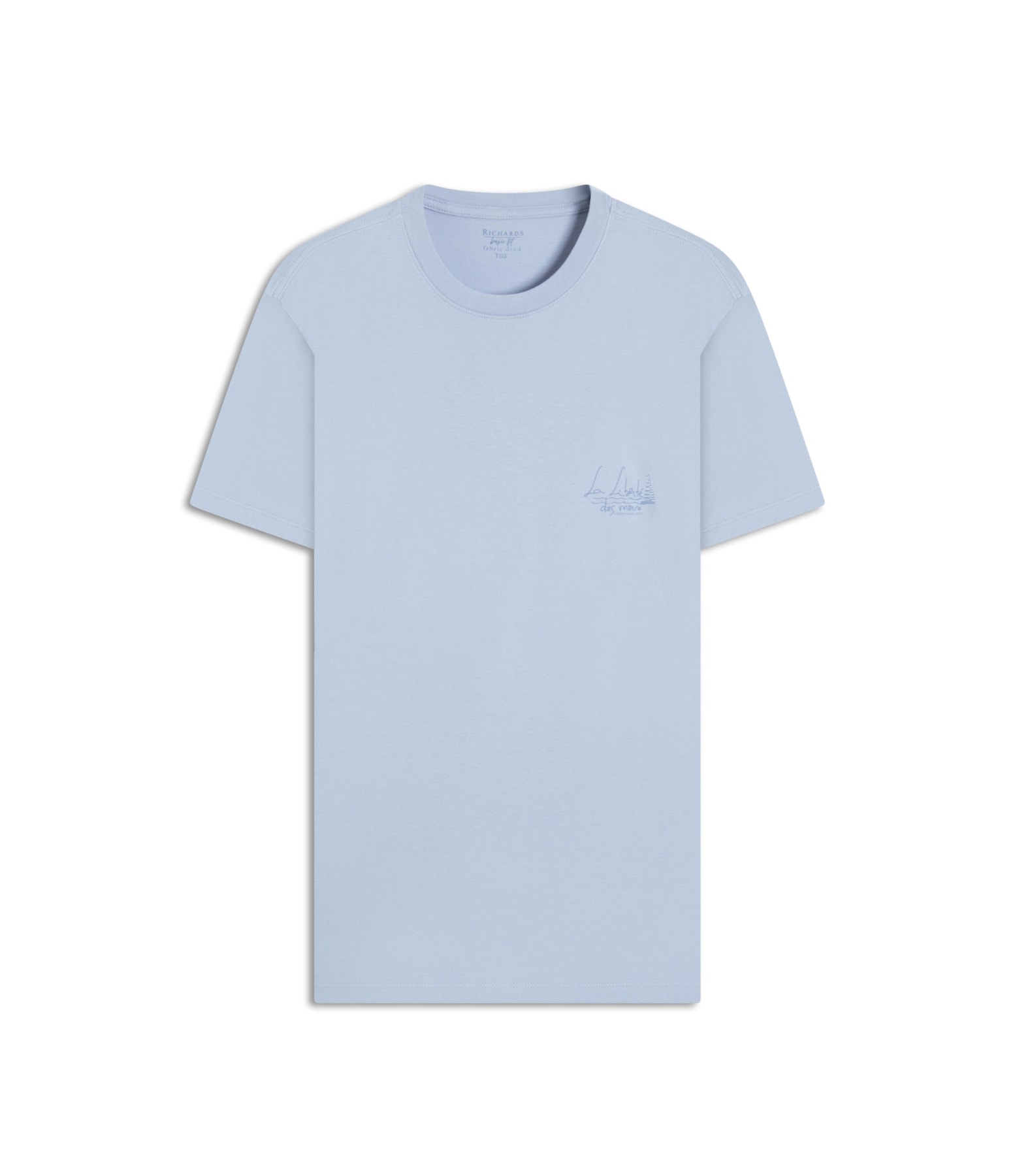 T-Shirt La Liberté Mc Bf Azul Seco