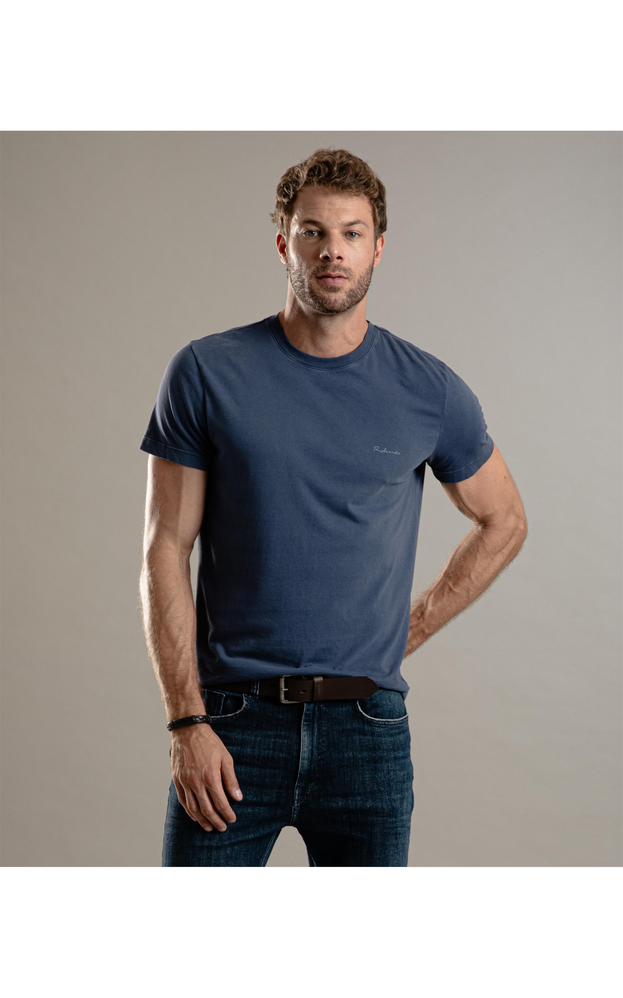 T-Shirt Laundry Agua Viva Marinho