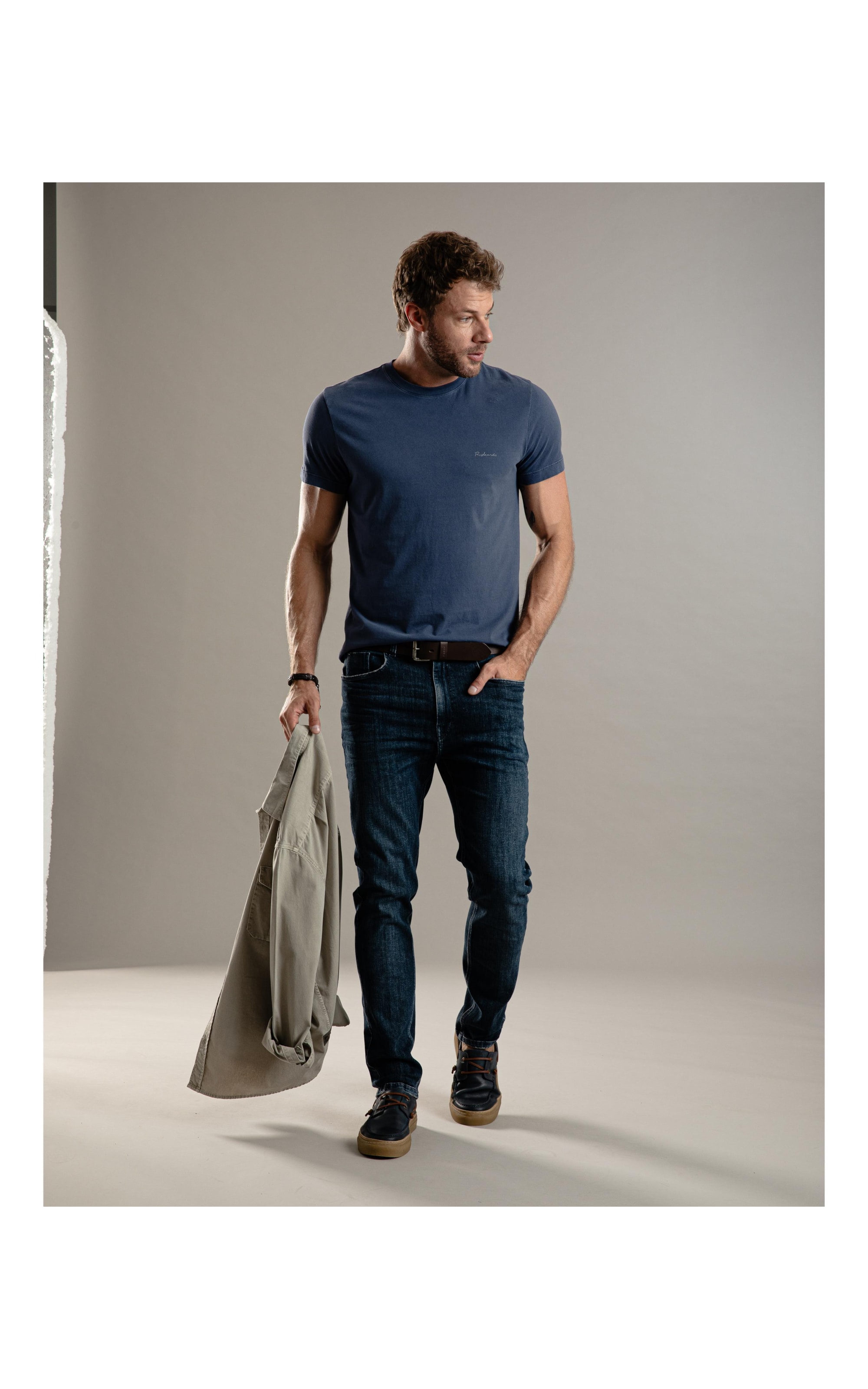 T-Shirt Laundry Agua Viva Marinho