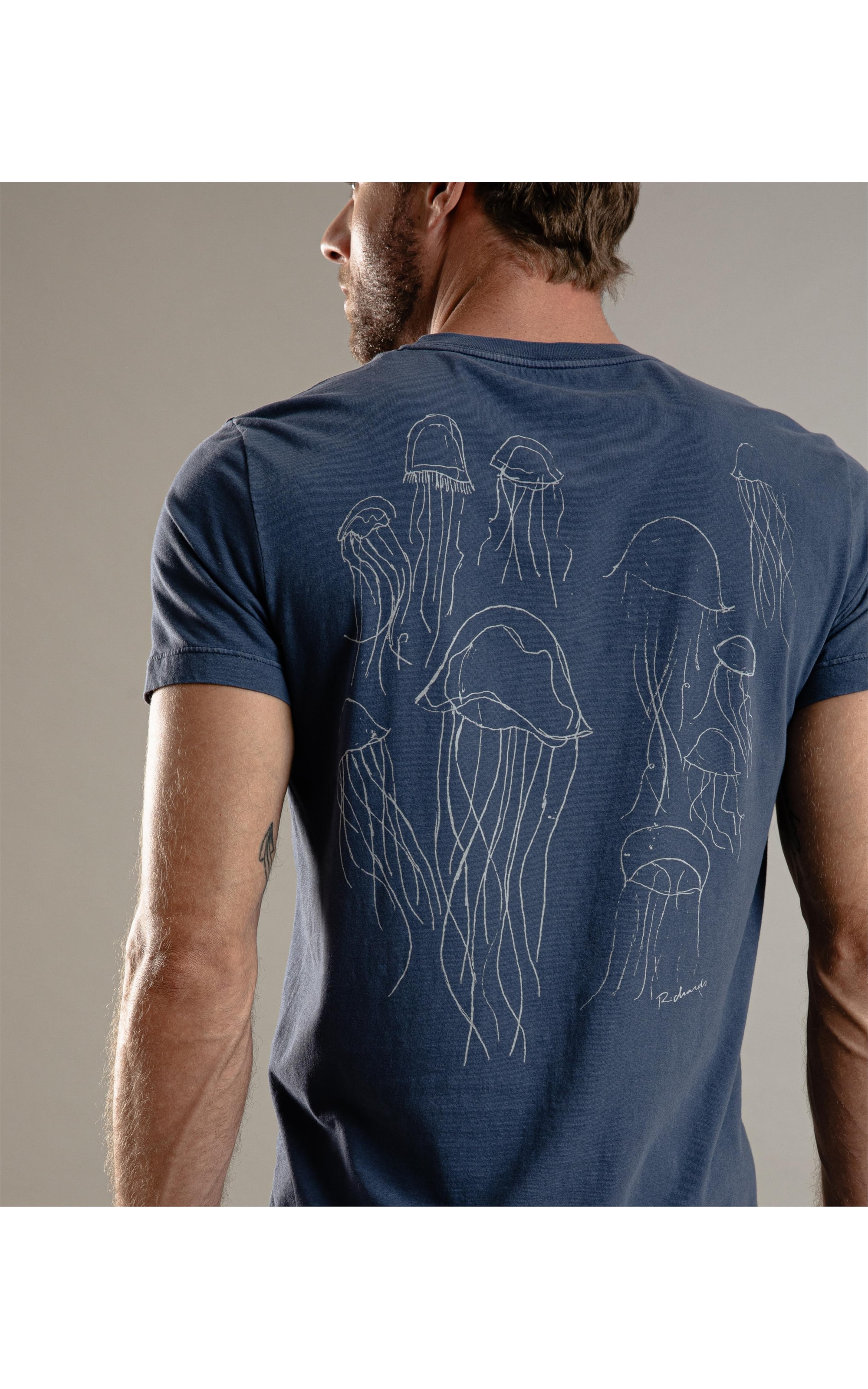 T-Shirt Laundry Agua Viva Marinho