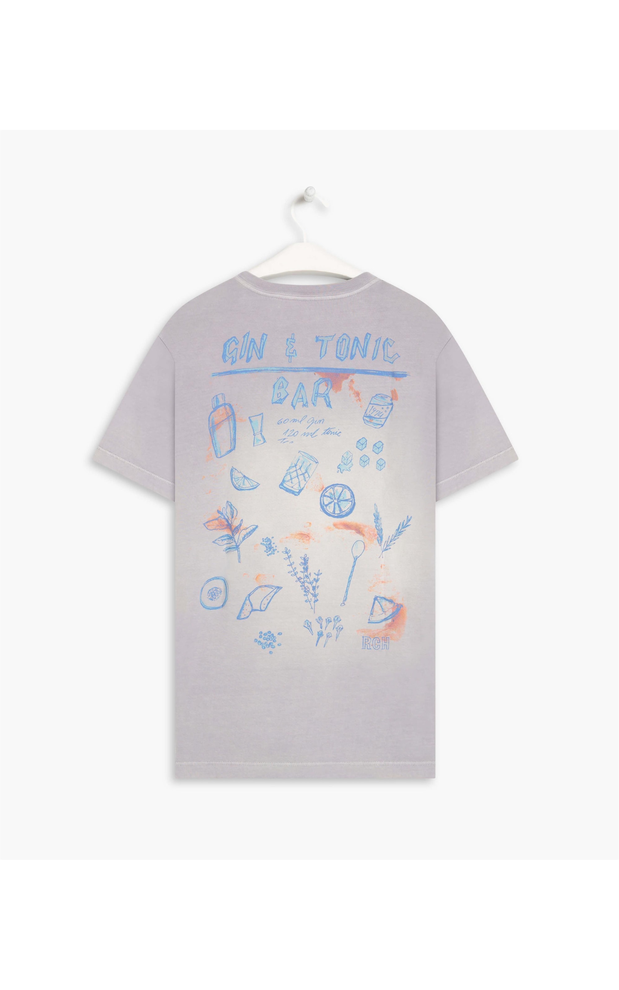 T-Shirt Laundry Gin Tonic Blue Vintage