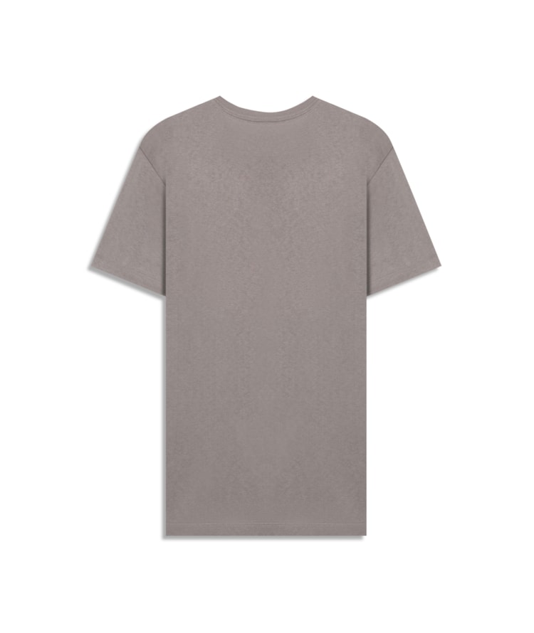 T-Shirt Linen New Basic Fit Cinza