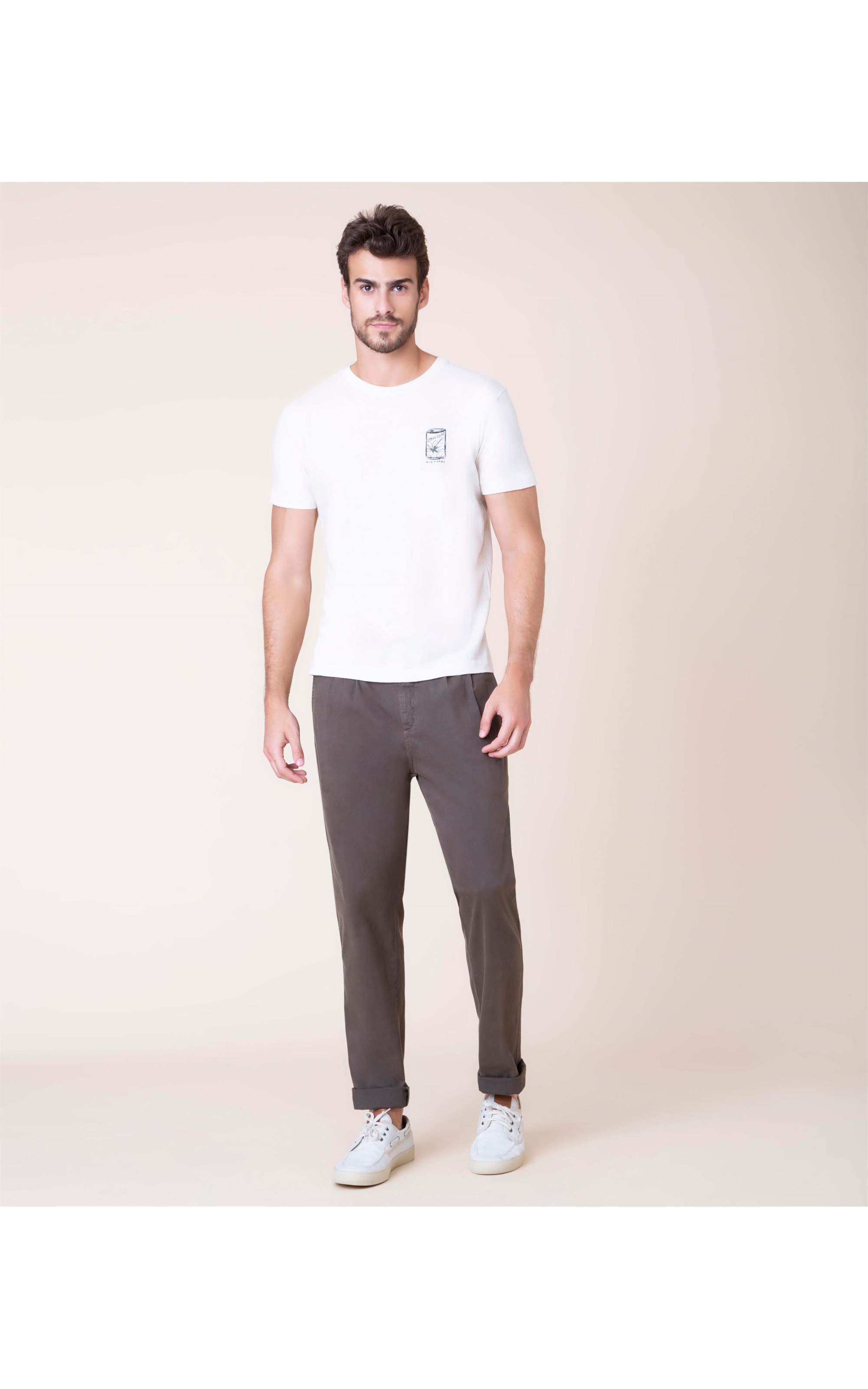 T-Shirt Linho  Aquarela Spring Flavour Natural