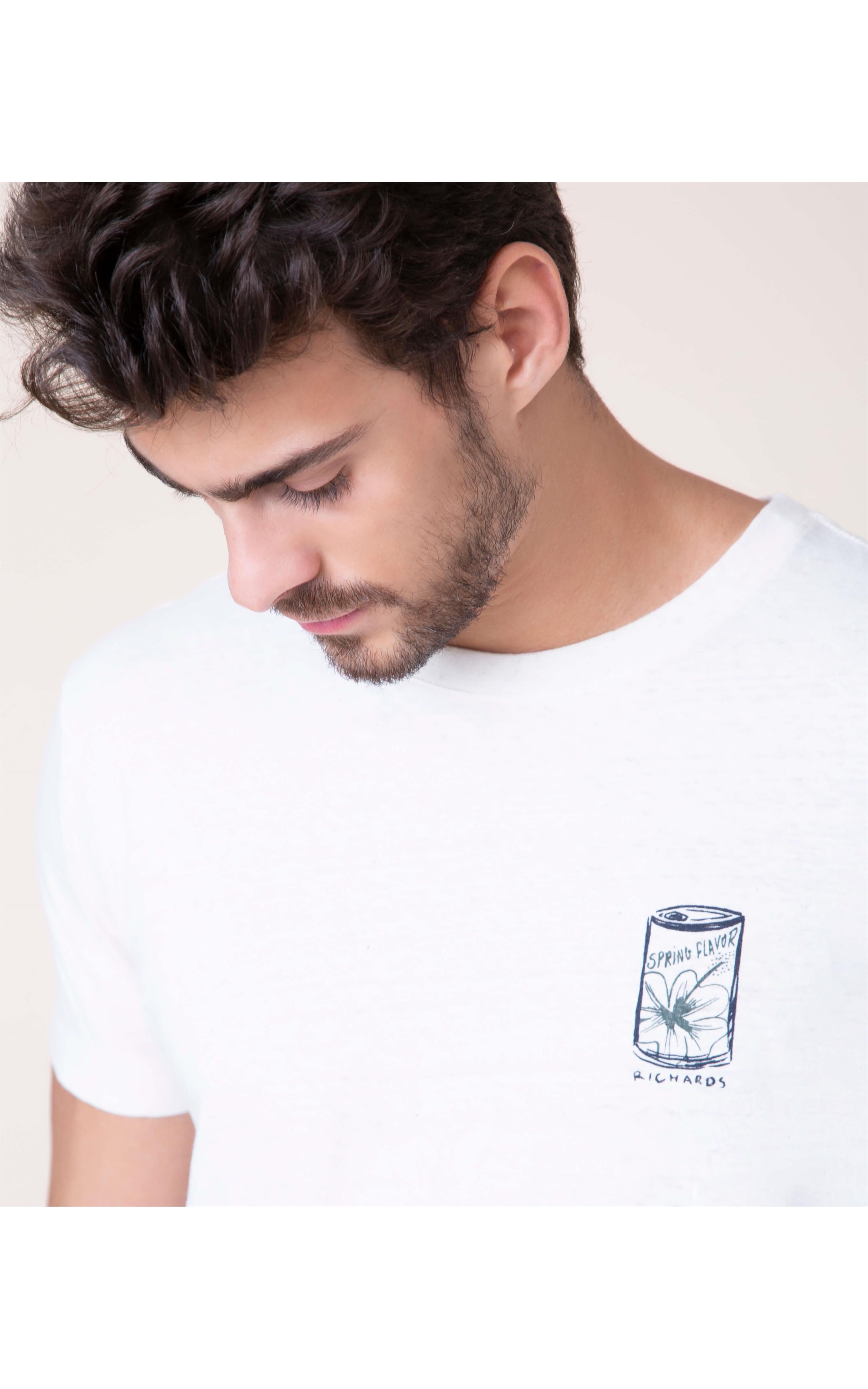 T-Shirt Linho  Aquarela Spring Flavour Natural