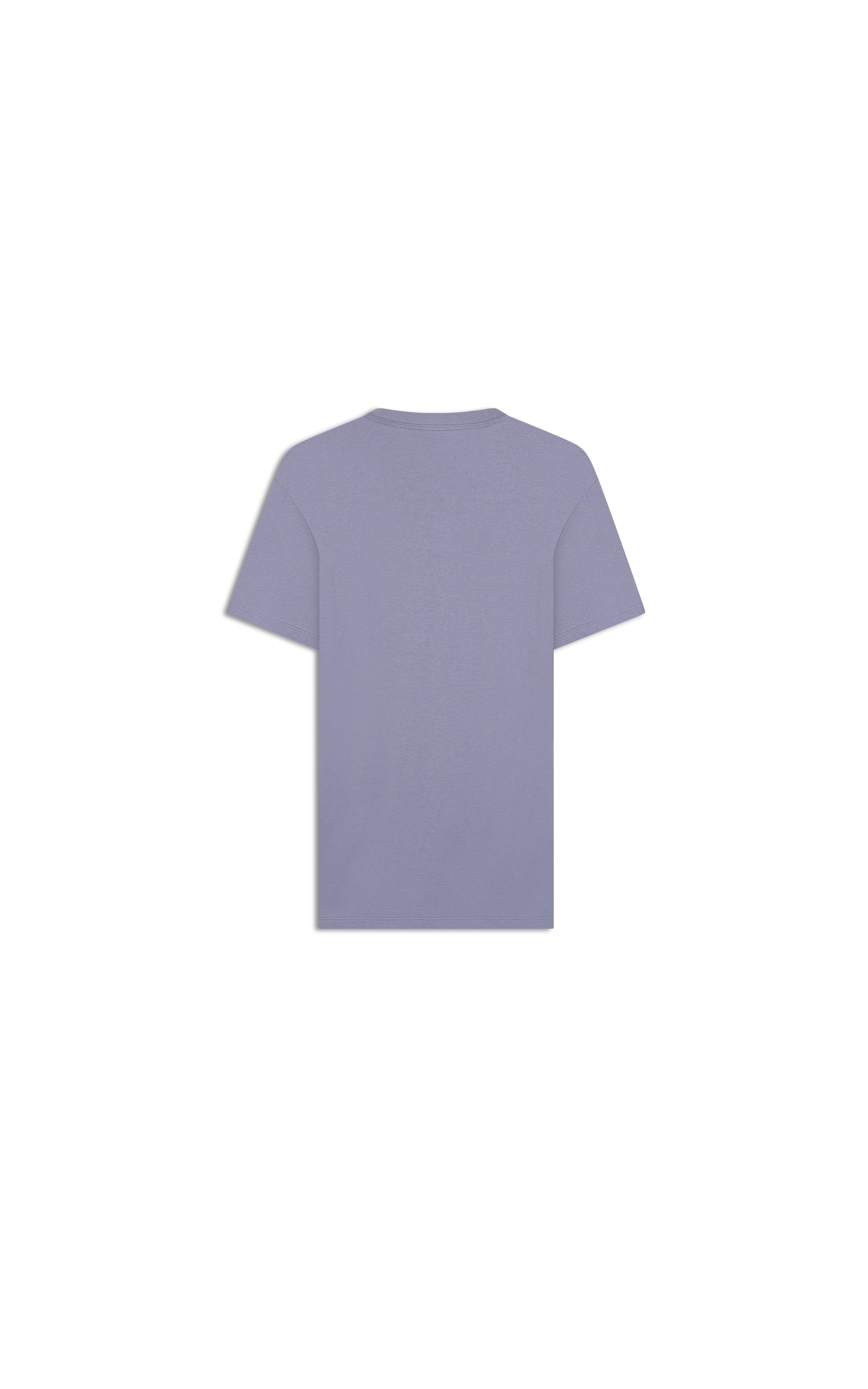 T-Shirt Linho  Around The World  Basic Fit Purple Gray