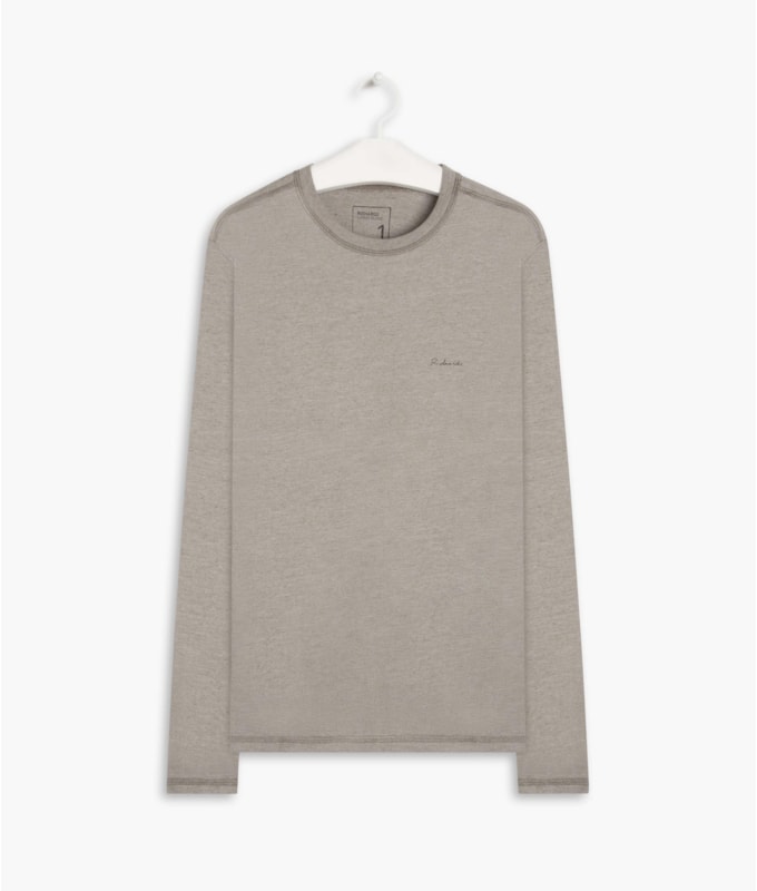 T-Shirt Linho  Basic Ml Chumbo