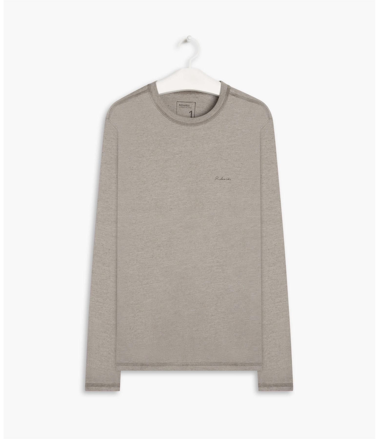 T-Shirt Linho  Basic Ml Chumbo