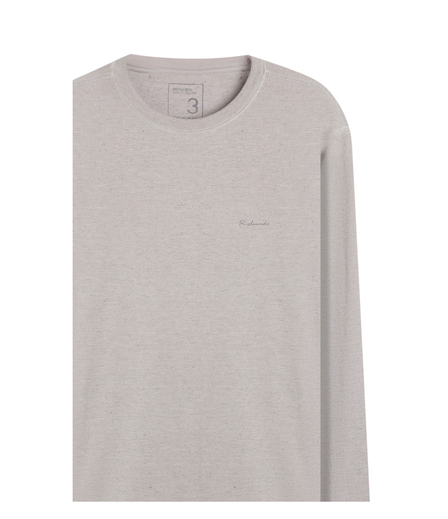 T-Shirt Linho  Basic Ml Niquel