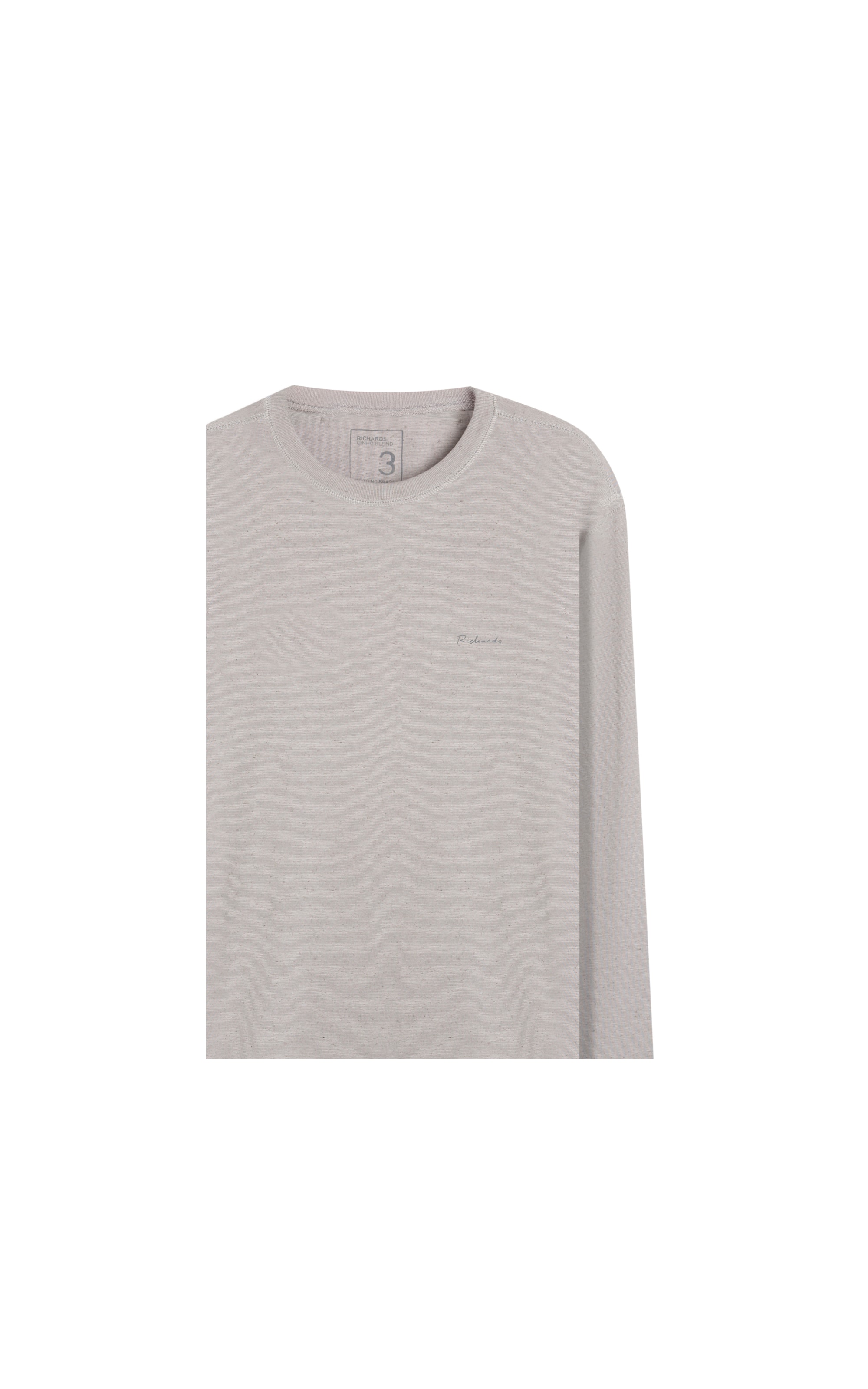 T-Shirt Linho  Basic Ml Niquel