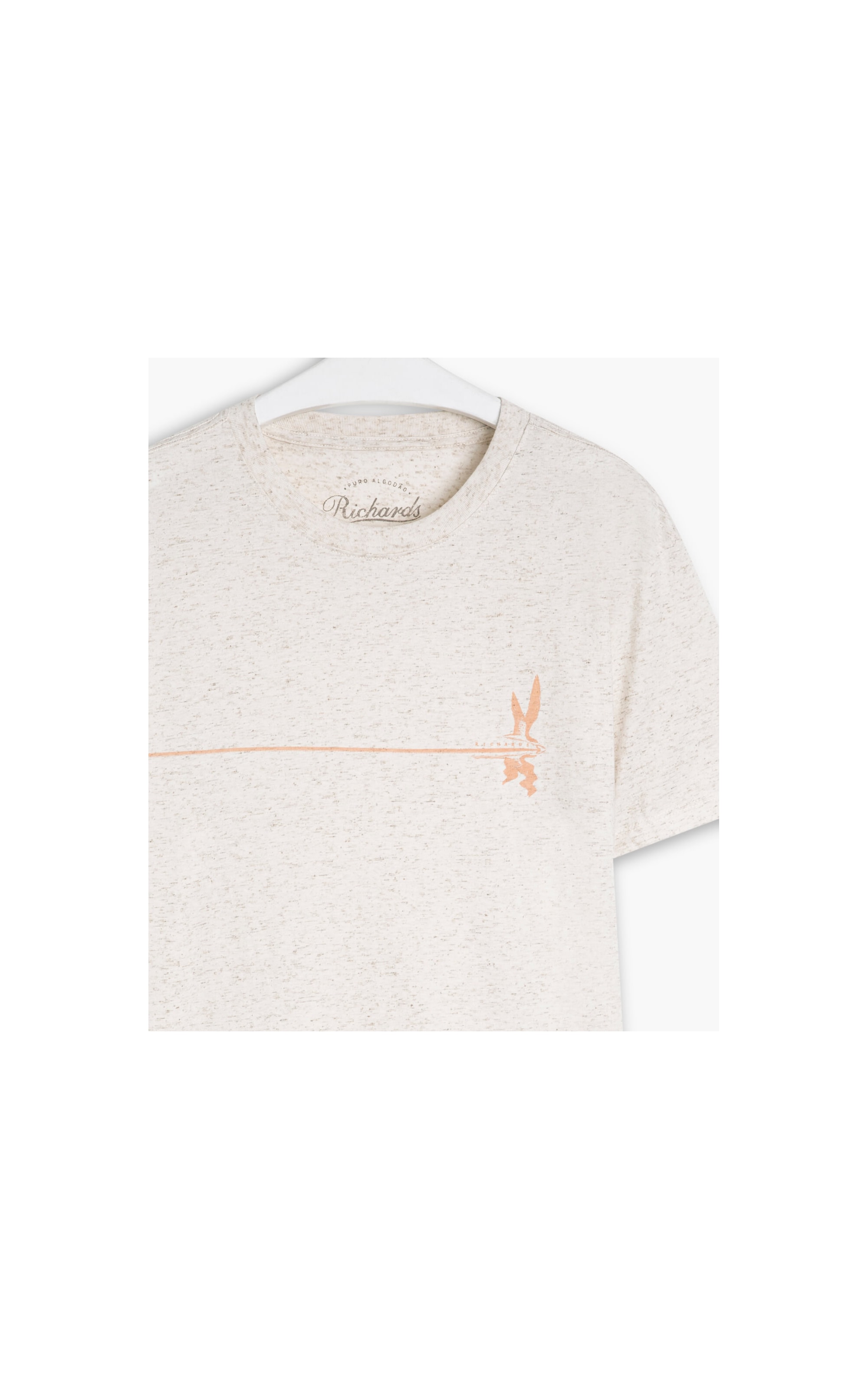 T-Shirt Linho  Bird Lake Natural