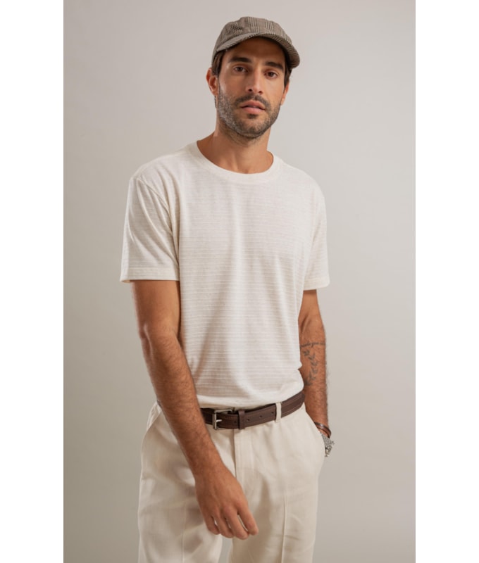 T-Shirt Linho  District Natural