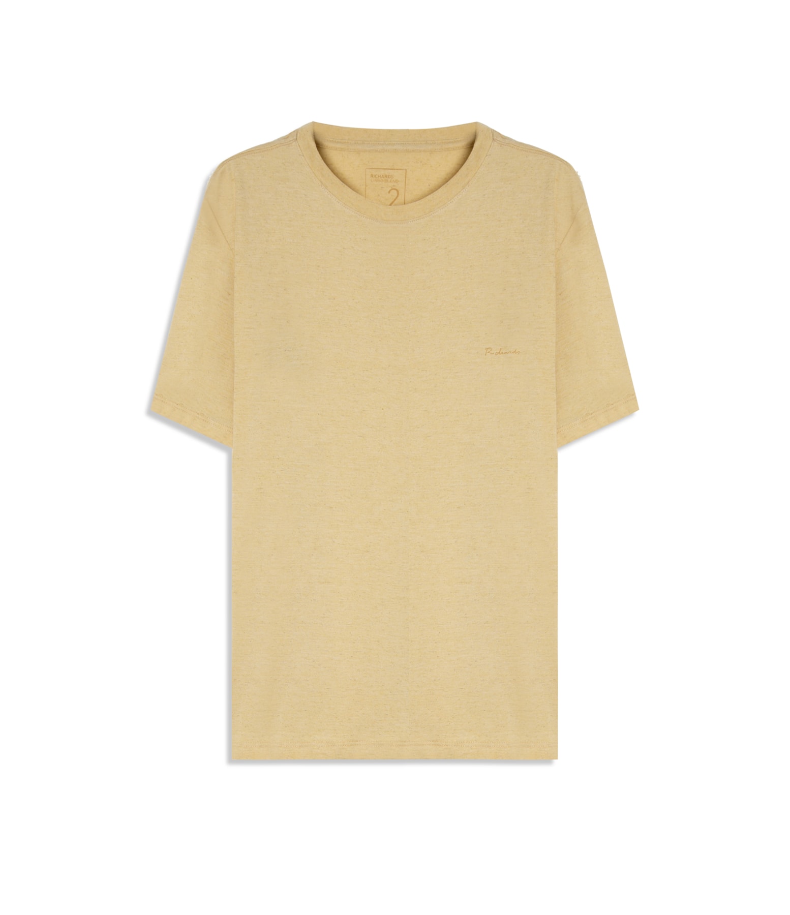 T-Shirt Linho  Mm  Basic Mc Mostarda