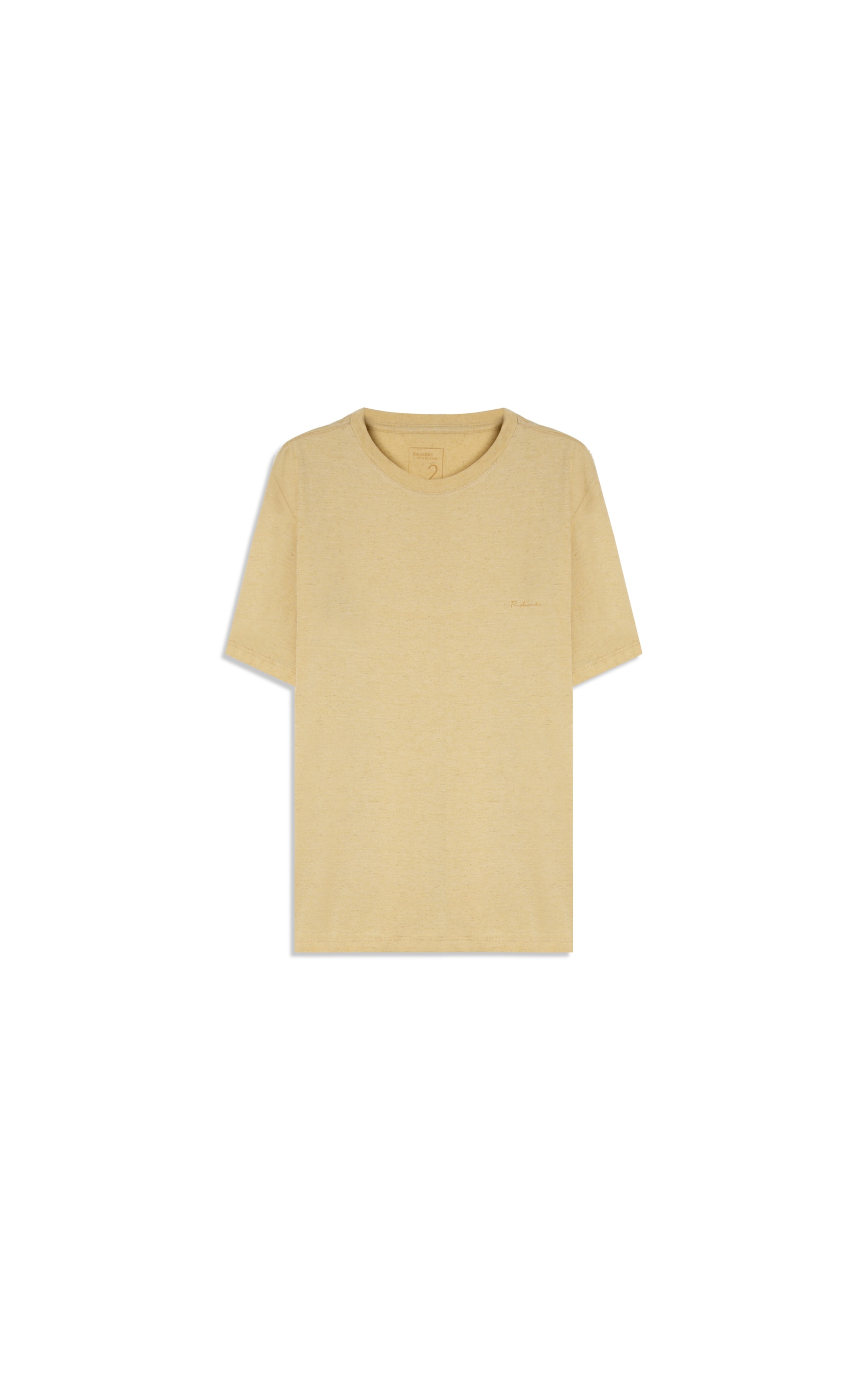 T-Shirt Linho  Mm  Basic Mc Mostarda