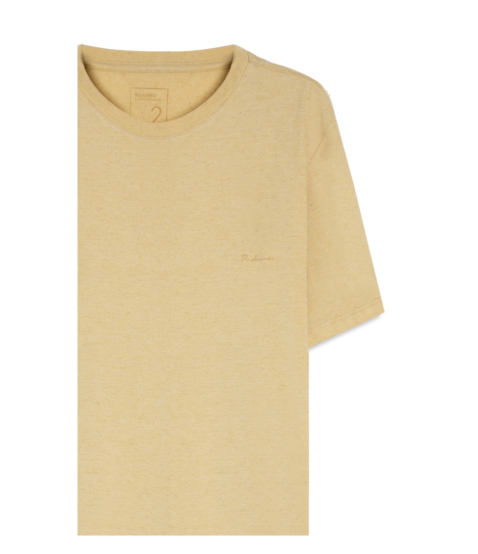 T-Shirt Linho  Mm  Basic Mc Mostarda