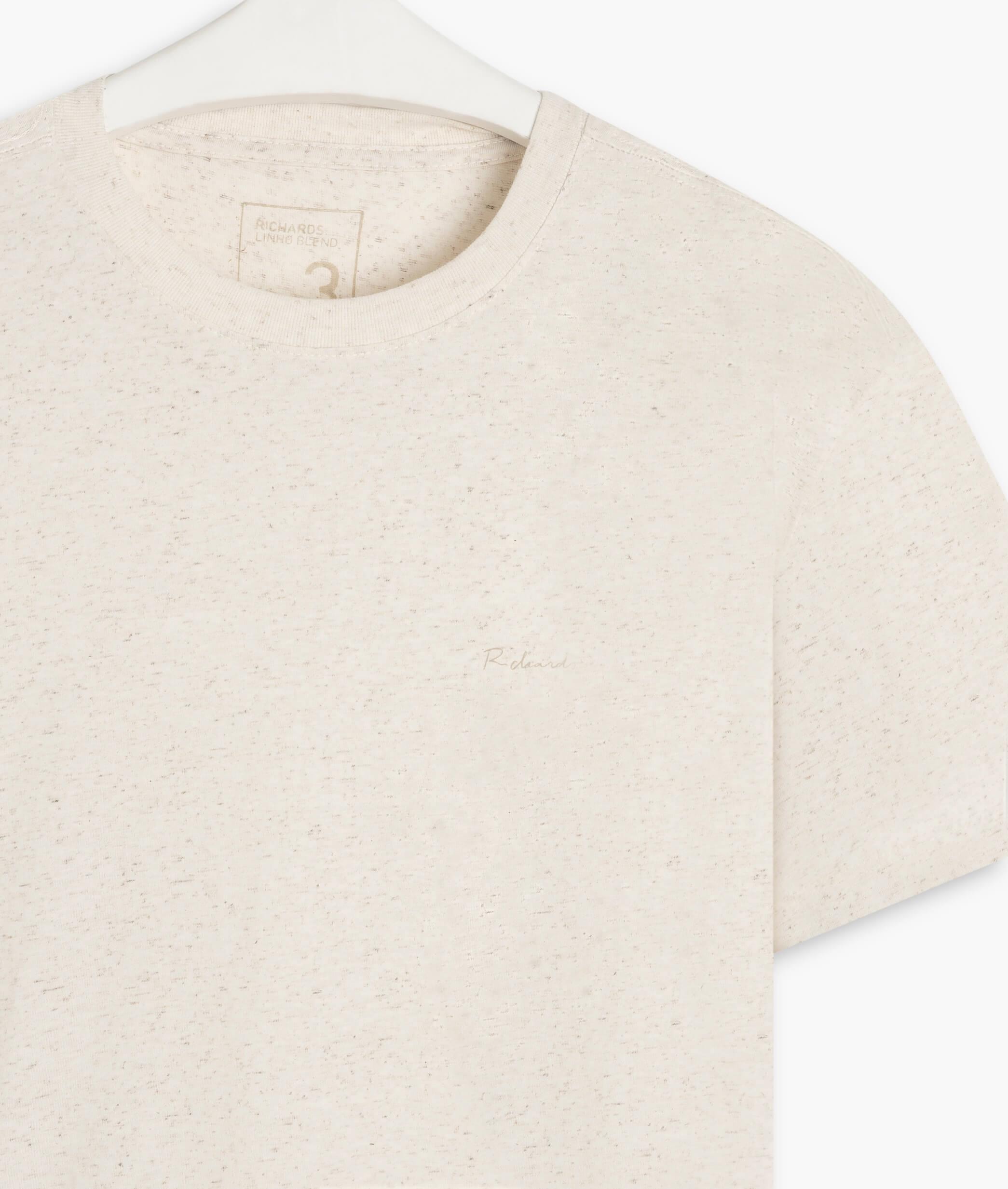 T-Shirt Linho Mm Basic Mc Natural