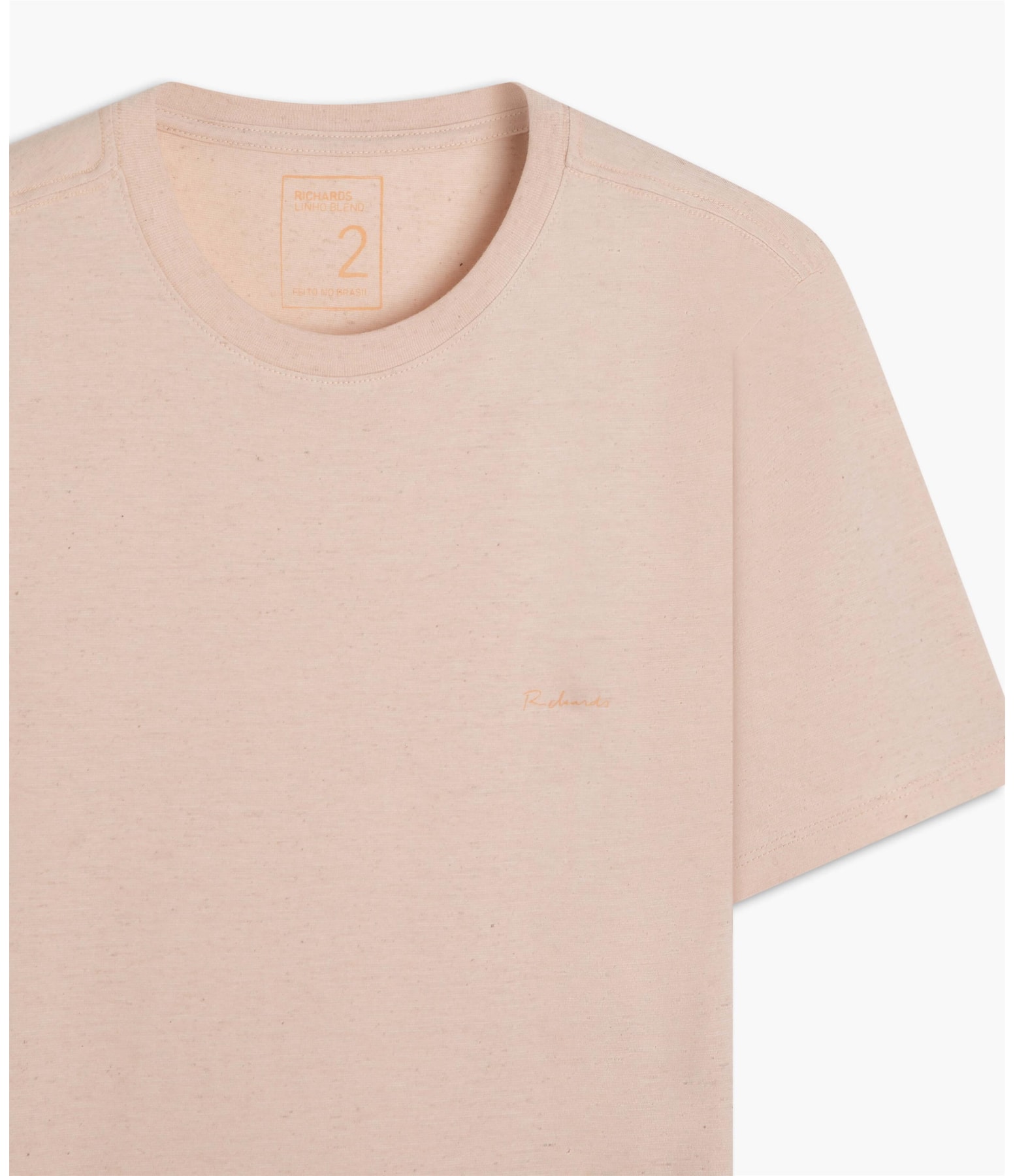 T-Shirt Linho  Mm  Basic Mc Rosa
