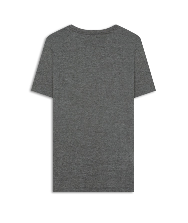 T-Shirt Linho  Mm  Mc Basic Fit Floresta