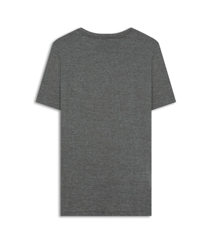 T-Shirt Linho  Mm  Mc Basic Fit Floresta