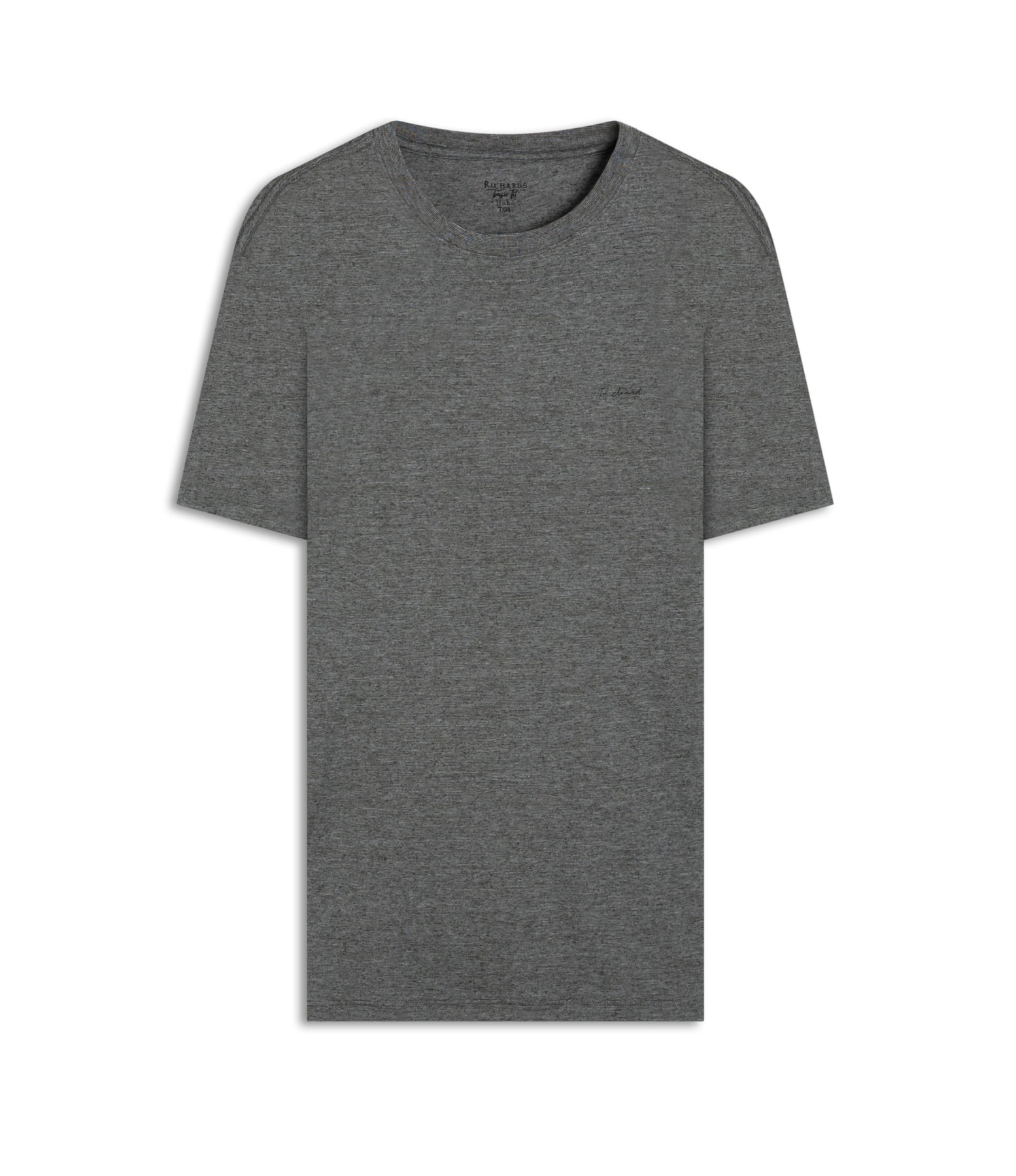 T-Shirt Linho  Mm  Mc Basic Fit Floresta