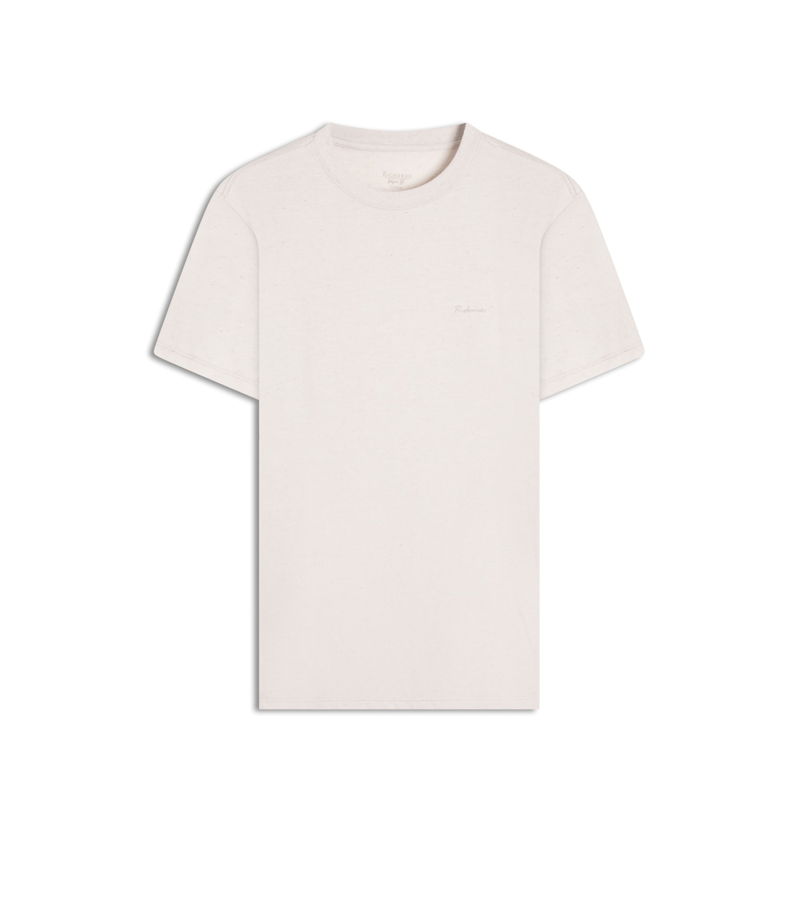 T-Shirt Linho  Mm  Mc Basic Fit Perola