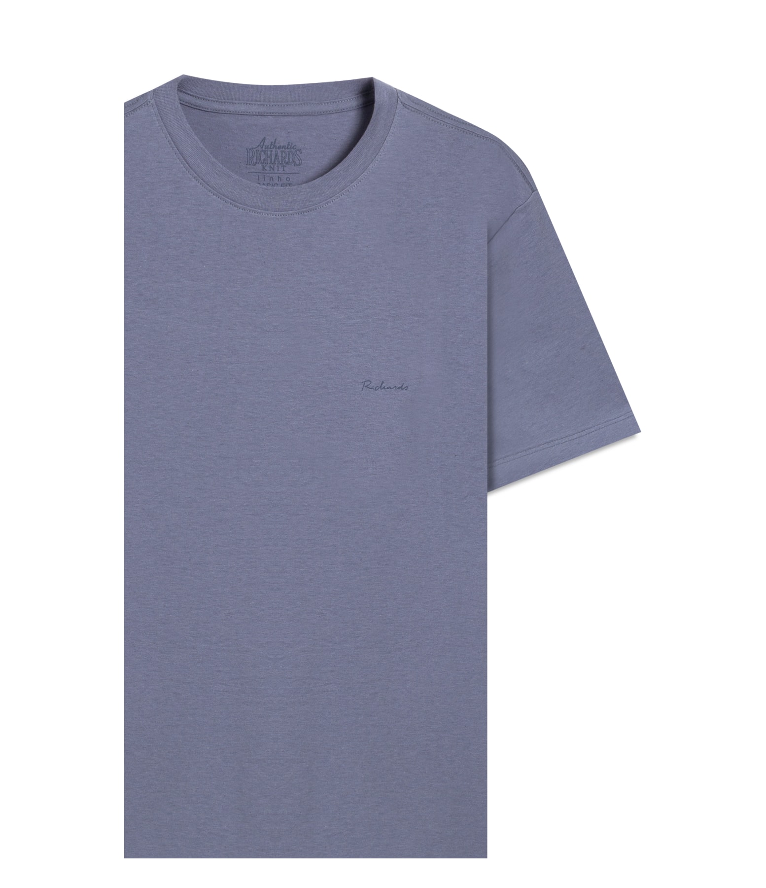T-Shirt Linho  Mm  Mc Basic Fit Purple Gray
