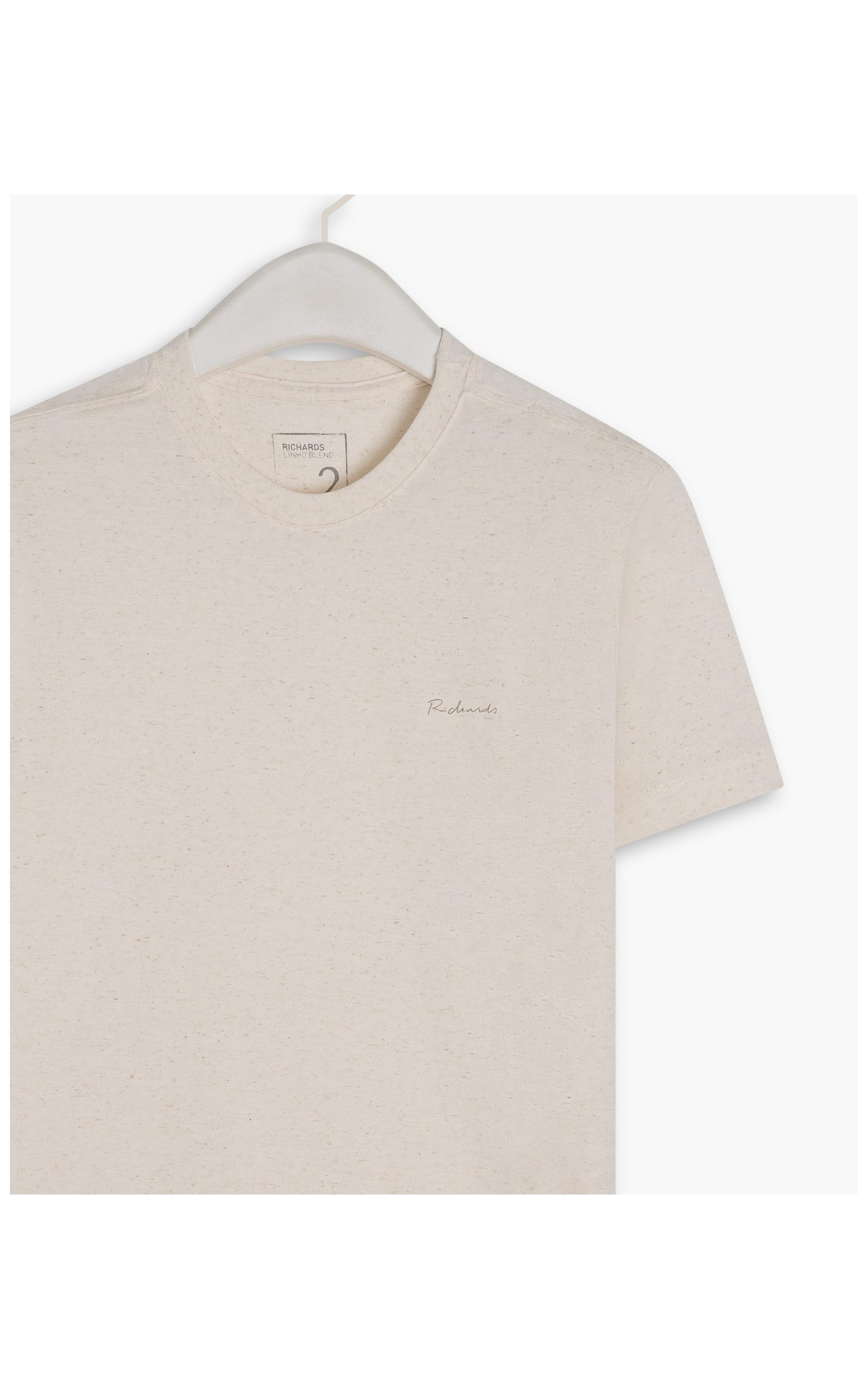 T-Shirt Linho  Mm Natural