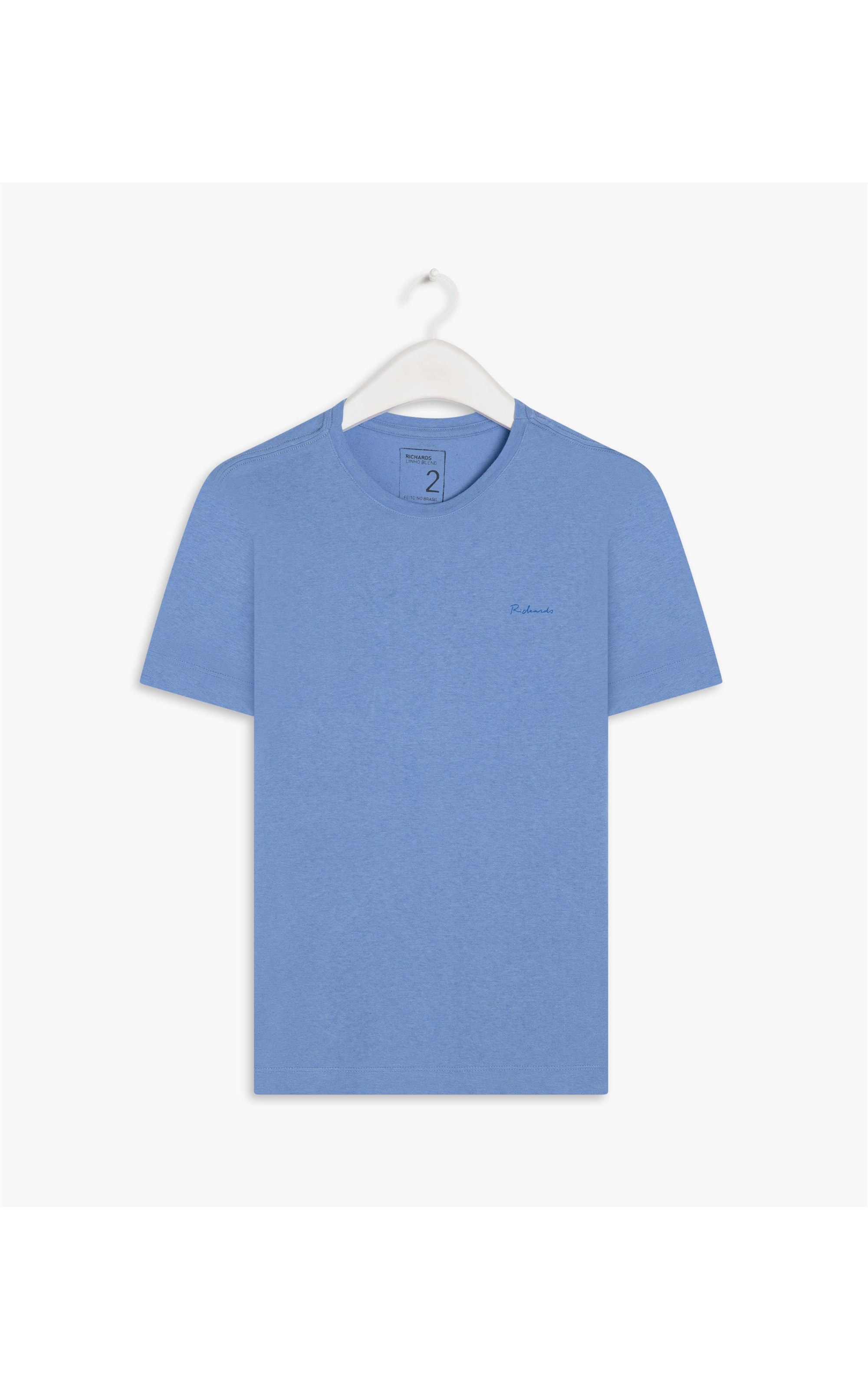 T-Shirt Linho  Mm New Azul Chofer