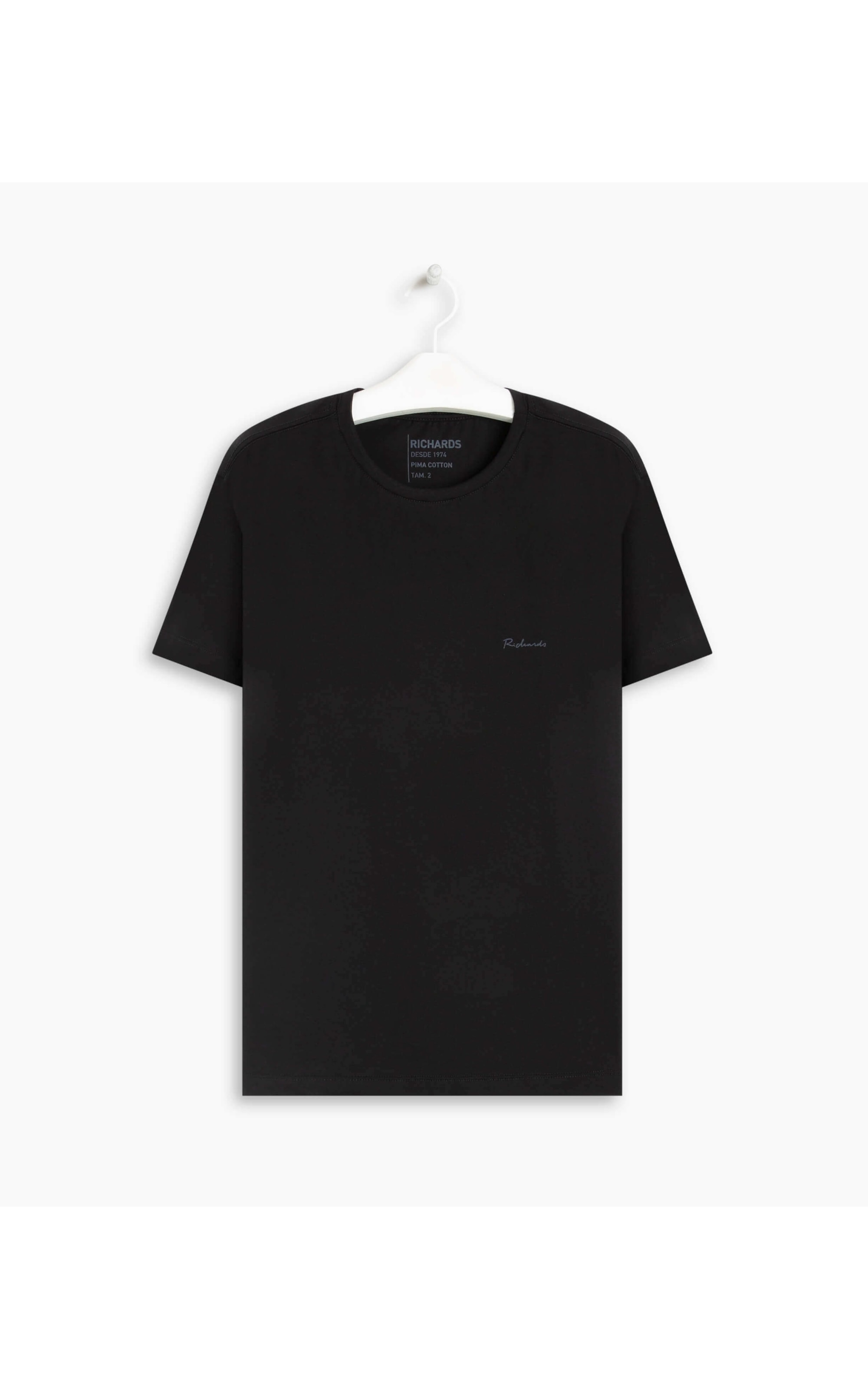 T-Shirt Linho  Mm Preto