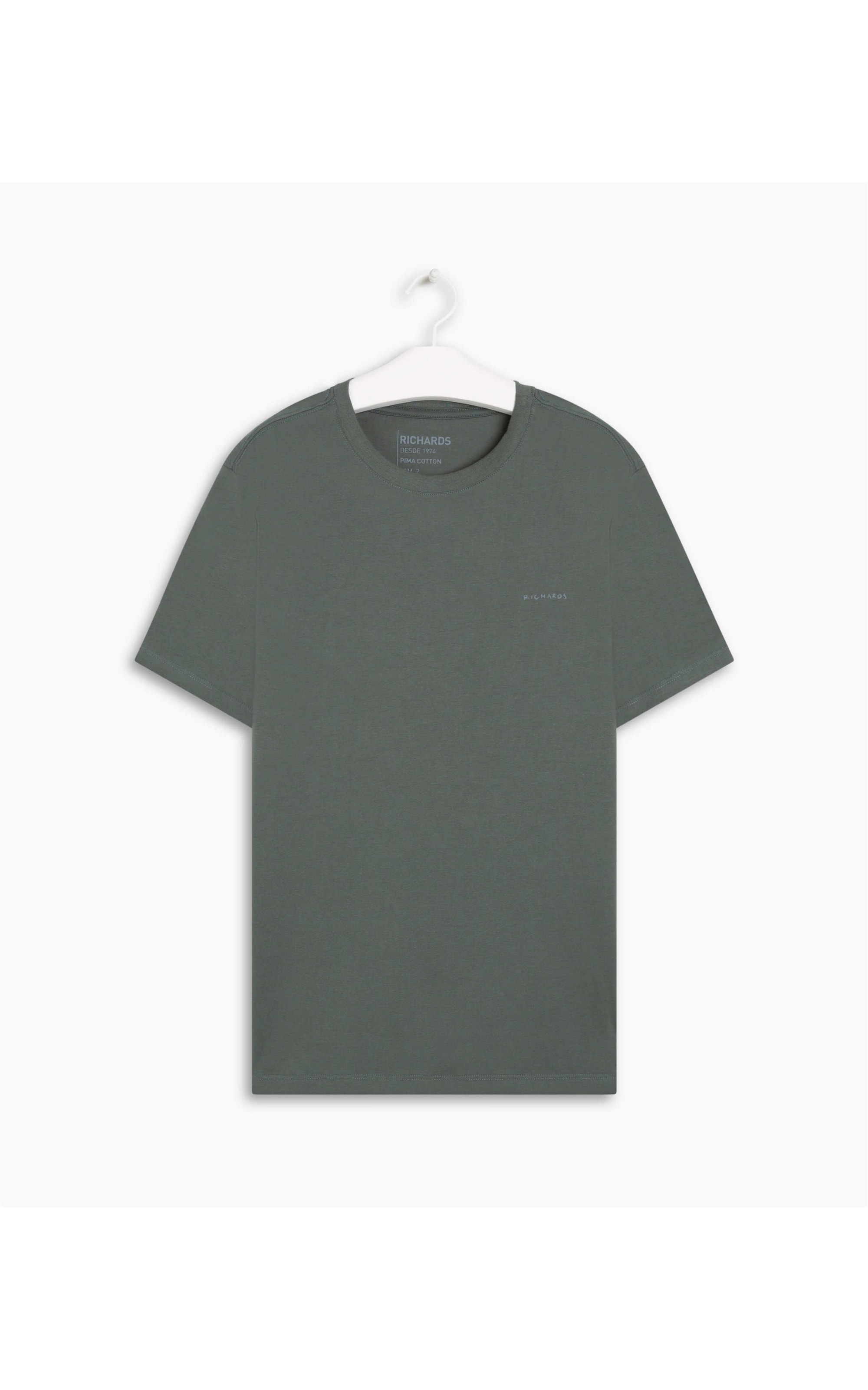 T-Shirt Linho  Mm Verde Escuro