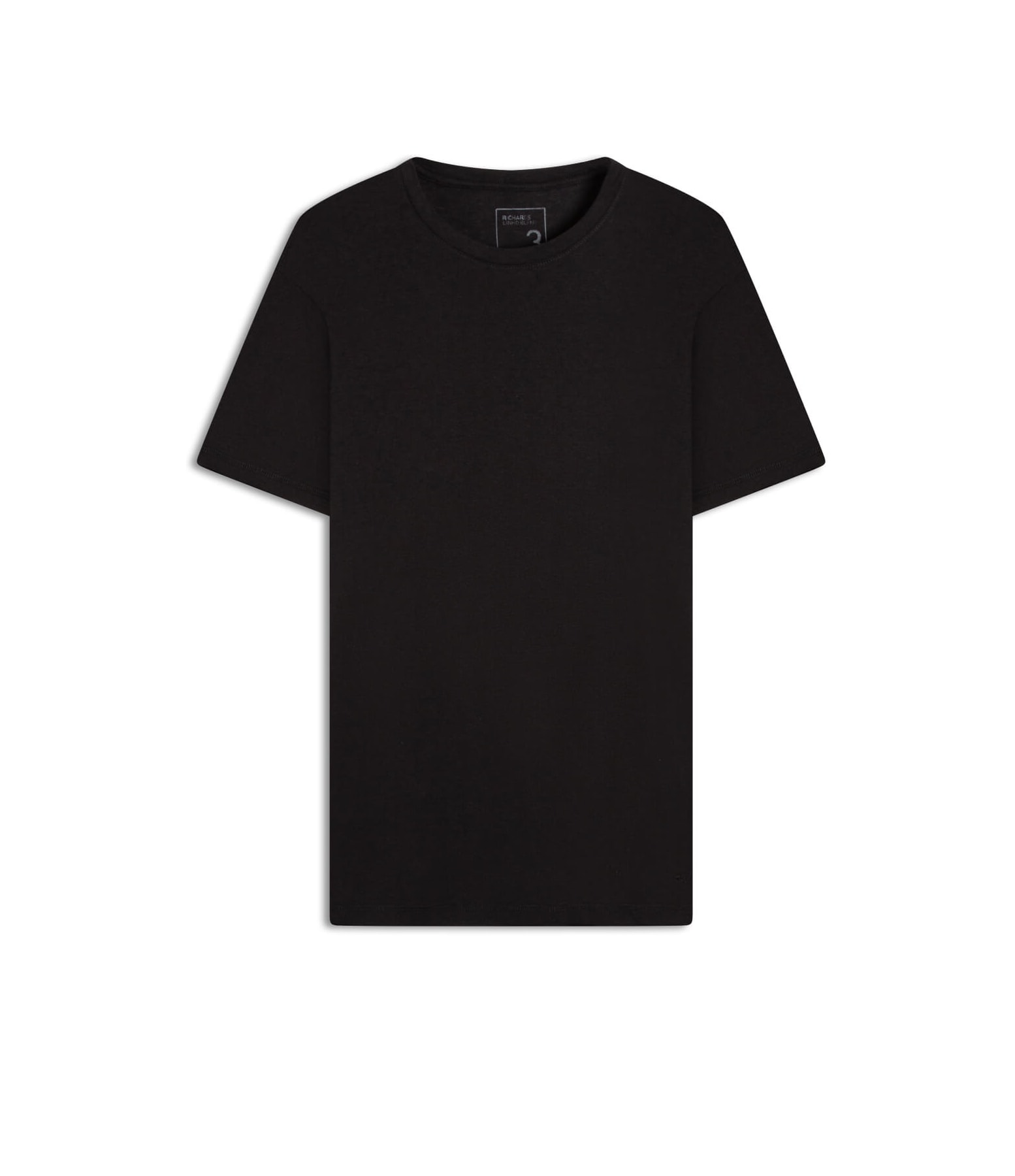 T-Shirt Linho New Basic Fit Preto