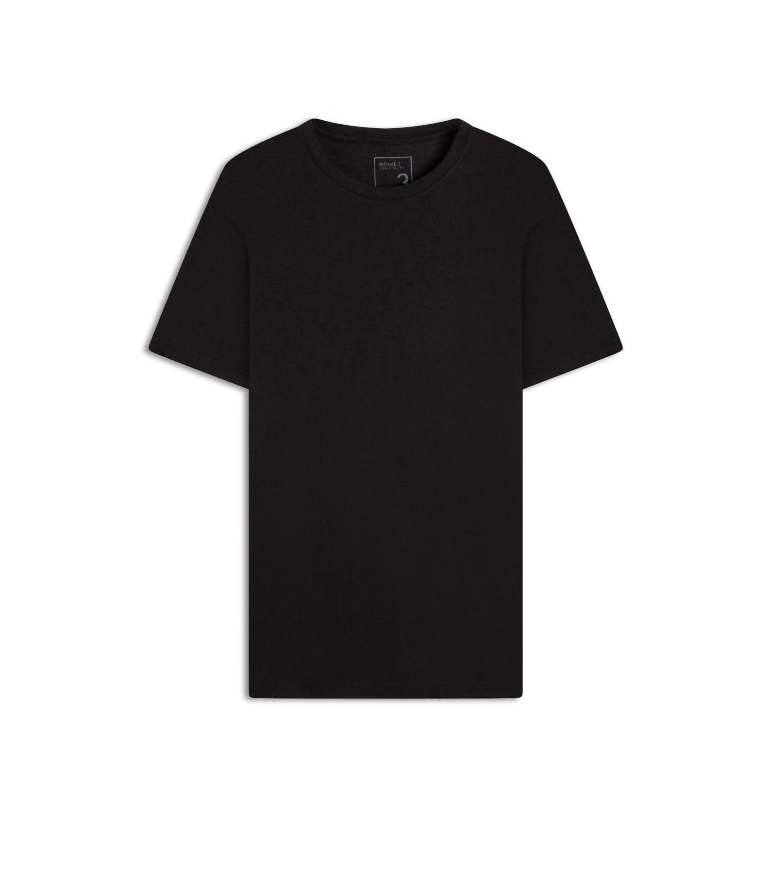 T-Shirt Linho New Basic Fit Preto
