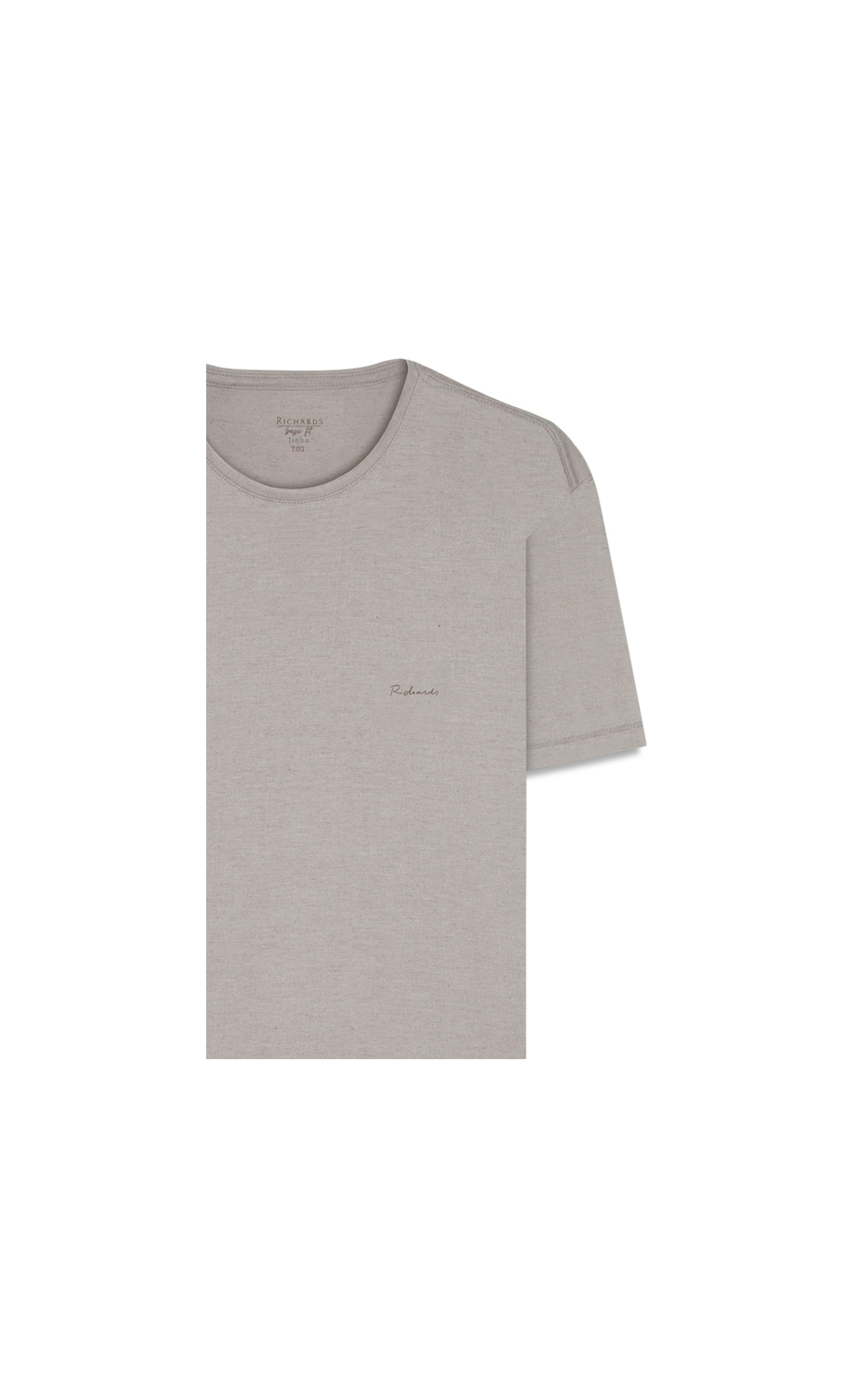 T-Shirt Linho  Piquet  Basic Mc Bf Mouse
