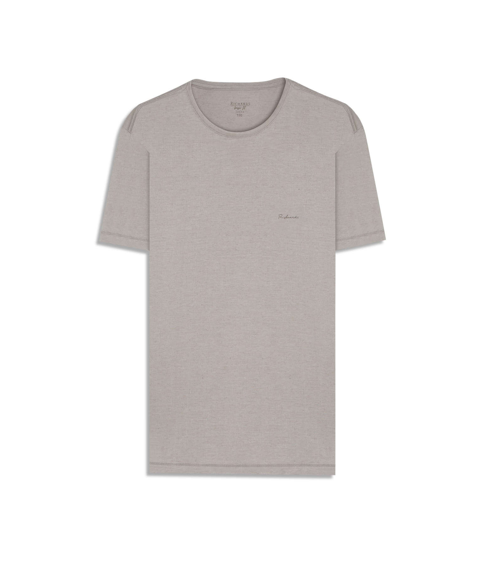 T-Shirt Linho  Piquet  Basic Mc Bf Mouse