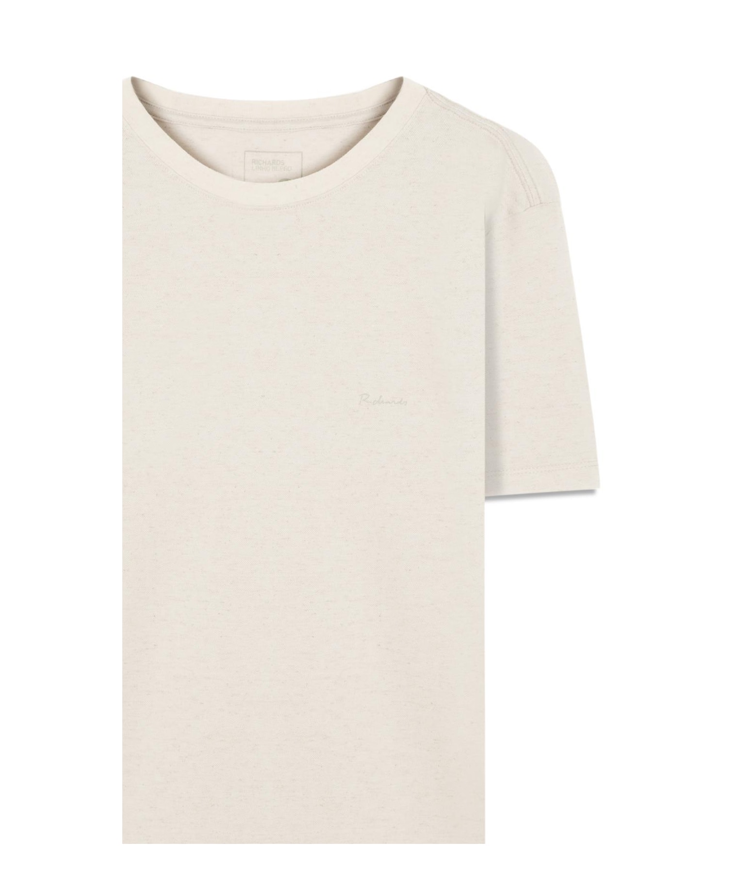 T-Shirt Linho  Piquet  Basic Mc Prata