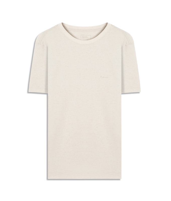 T-Shirt Linho  Piquet  Basic Mc Prata