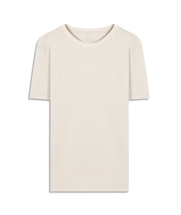 T-Shirt Linho  Piquet  Basic Mc Prata