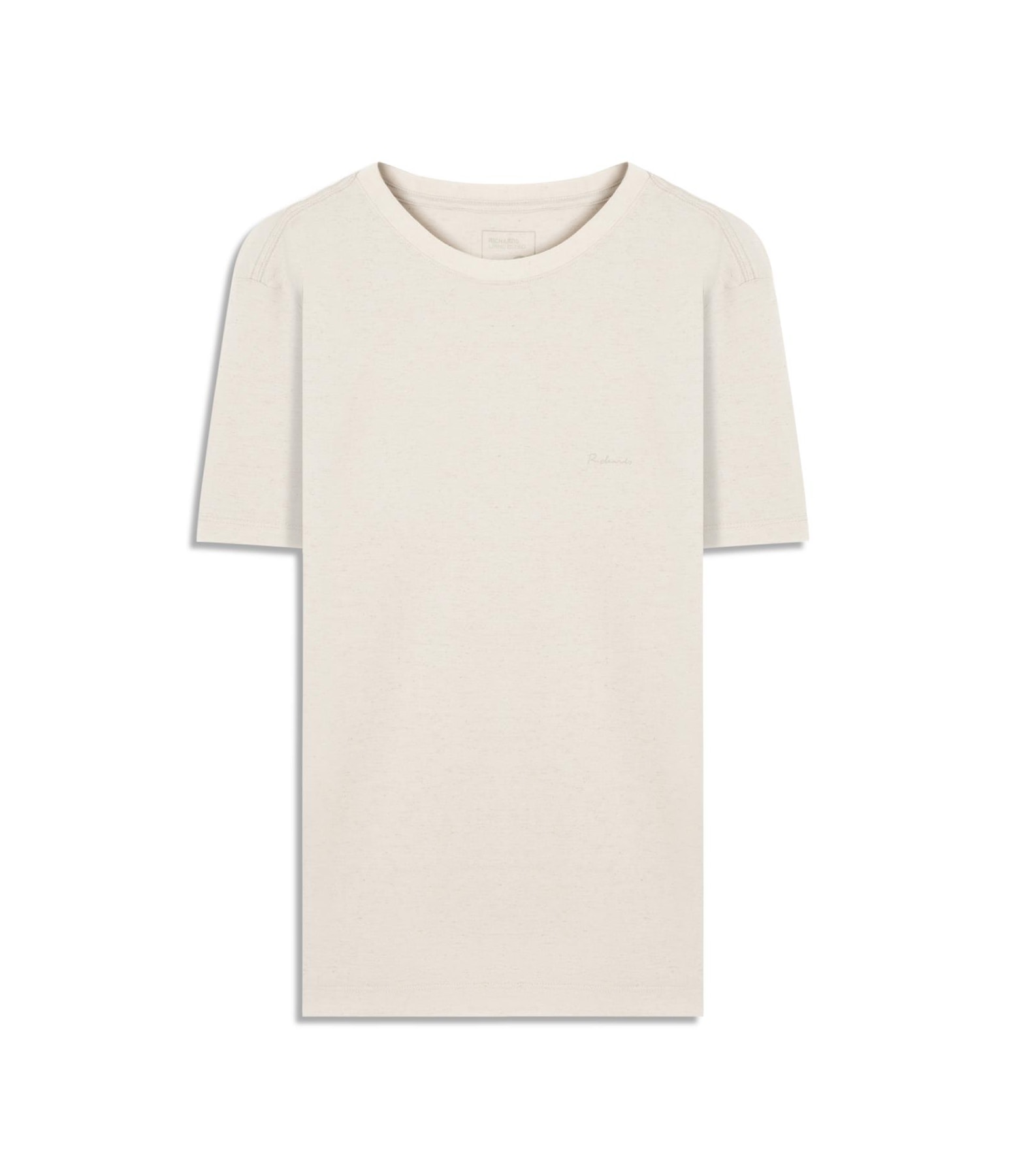 T-Shirt Linho  Piquet  Basic Mc Prata