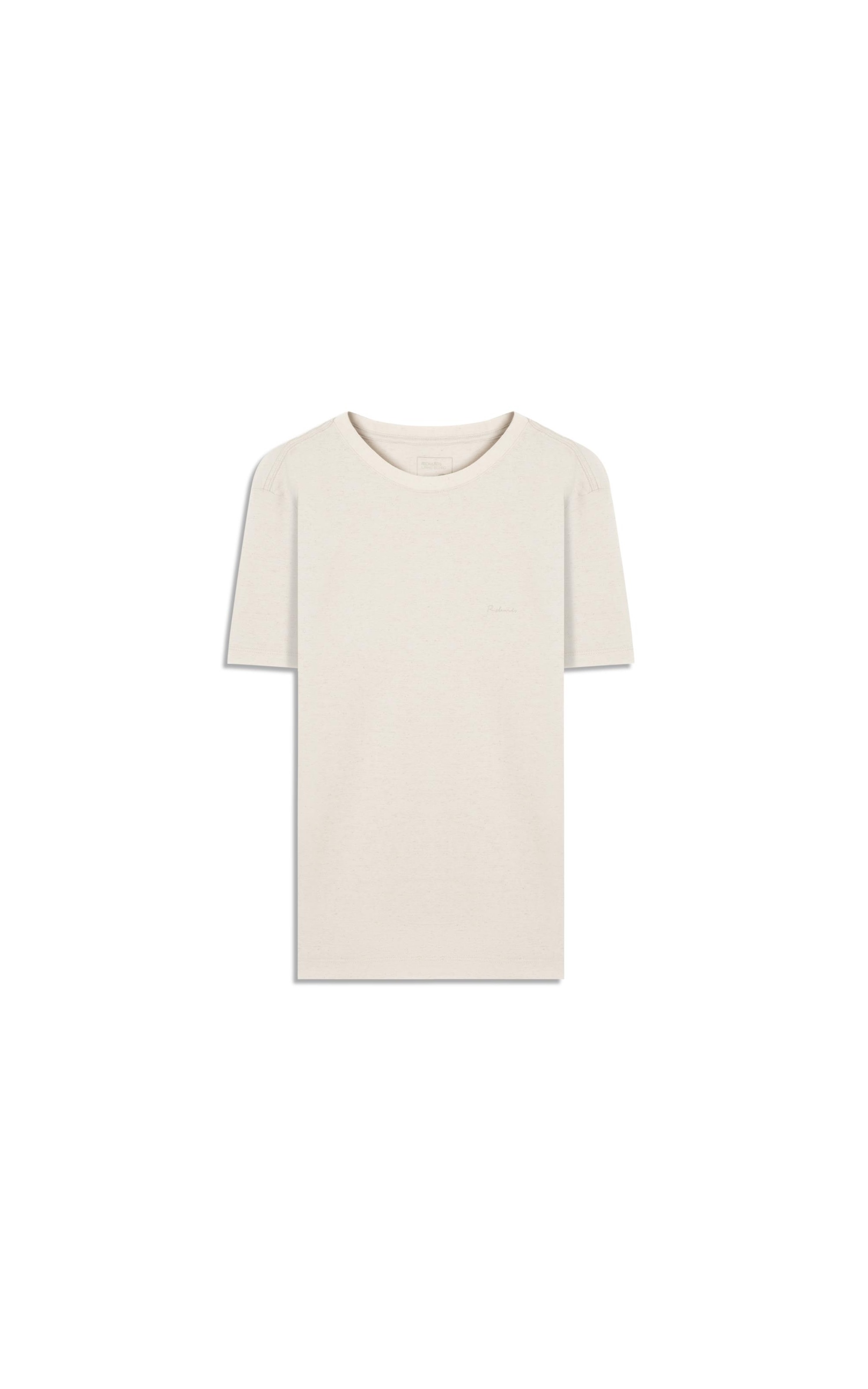 T-Shirt Linho  Piquet  Basic Mc Prata