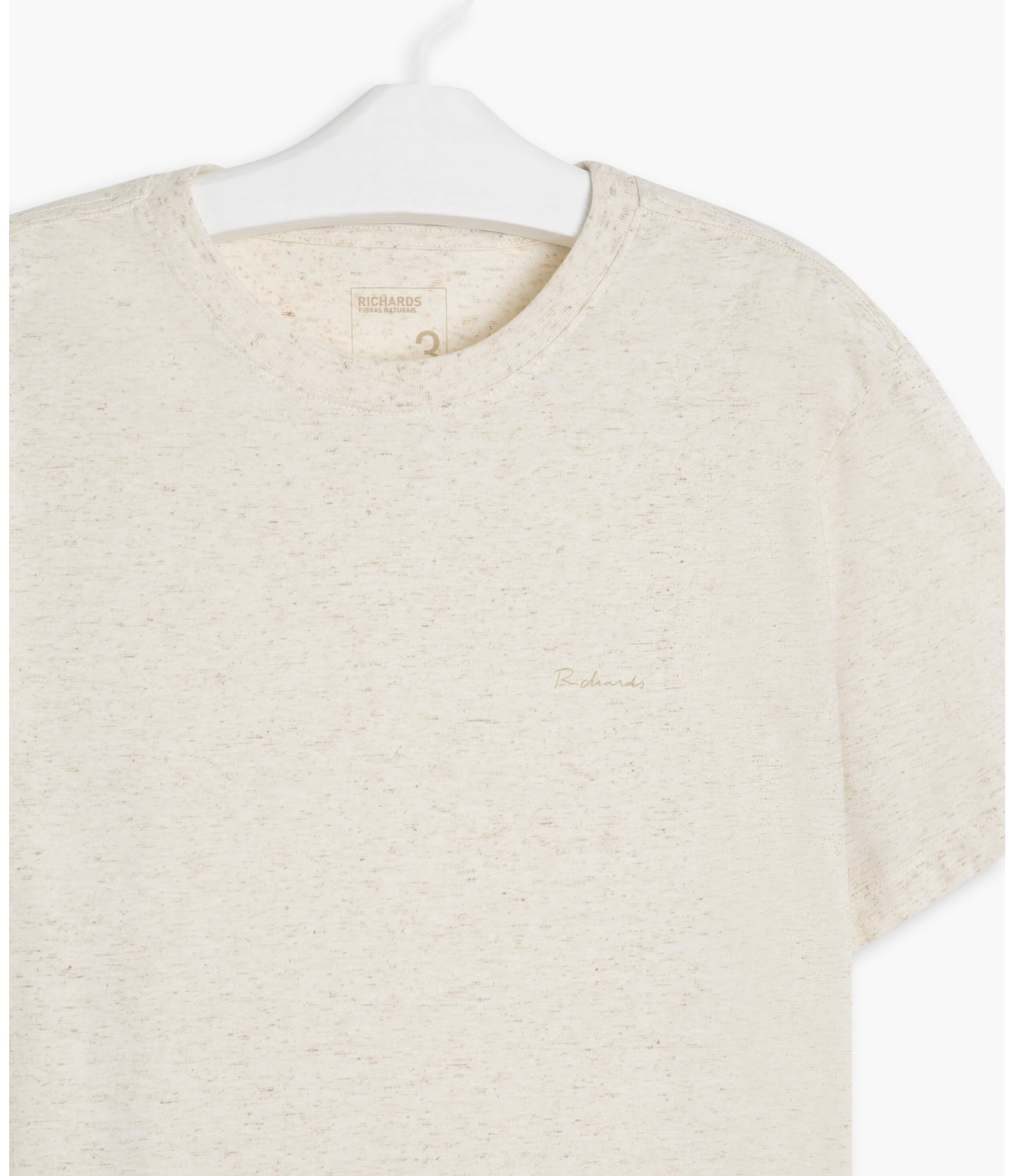 T-Shirt Linho  Rch  Basic Natural