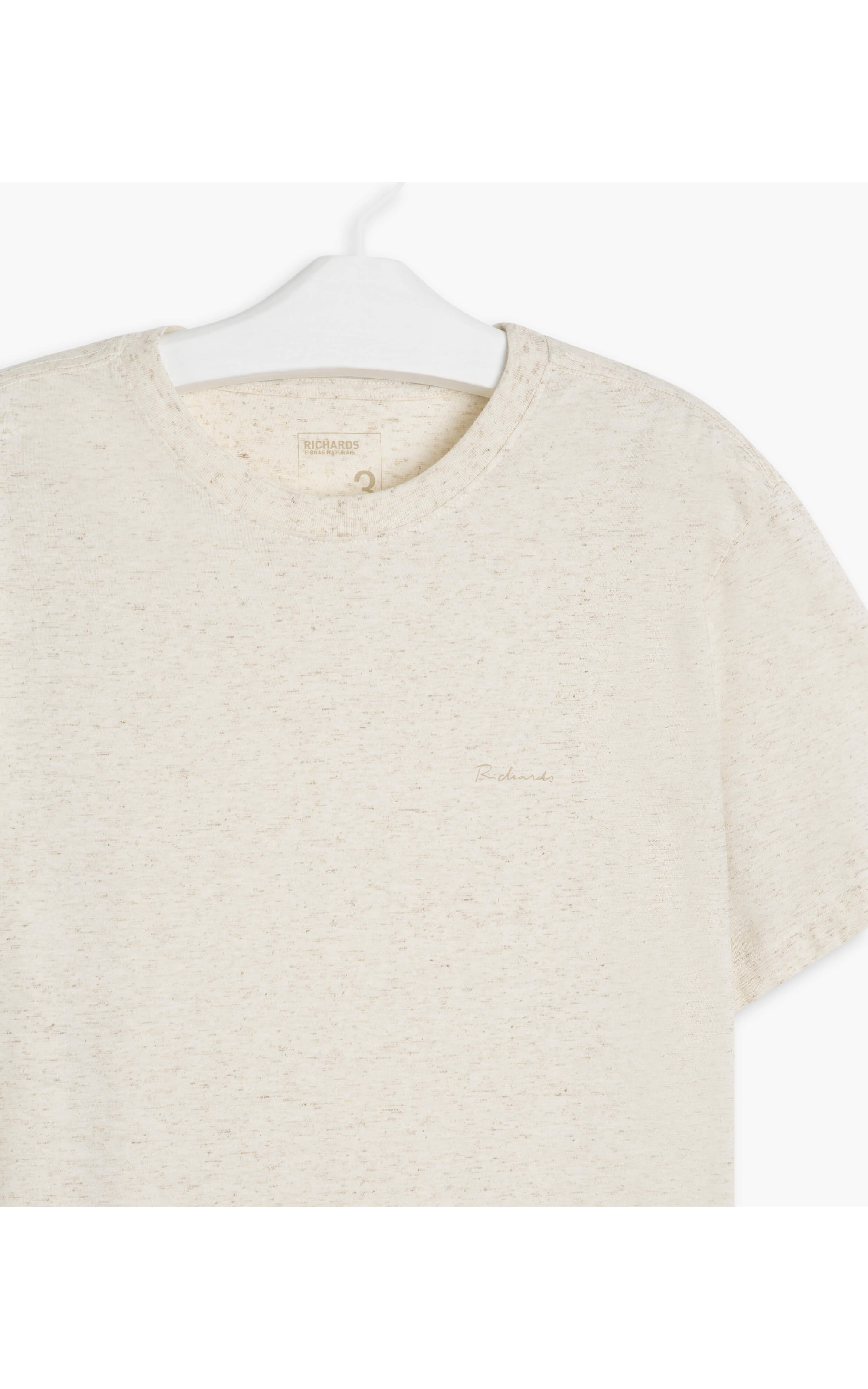 T-Shirt Linho  Rch  Basic Natural