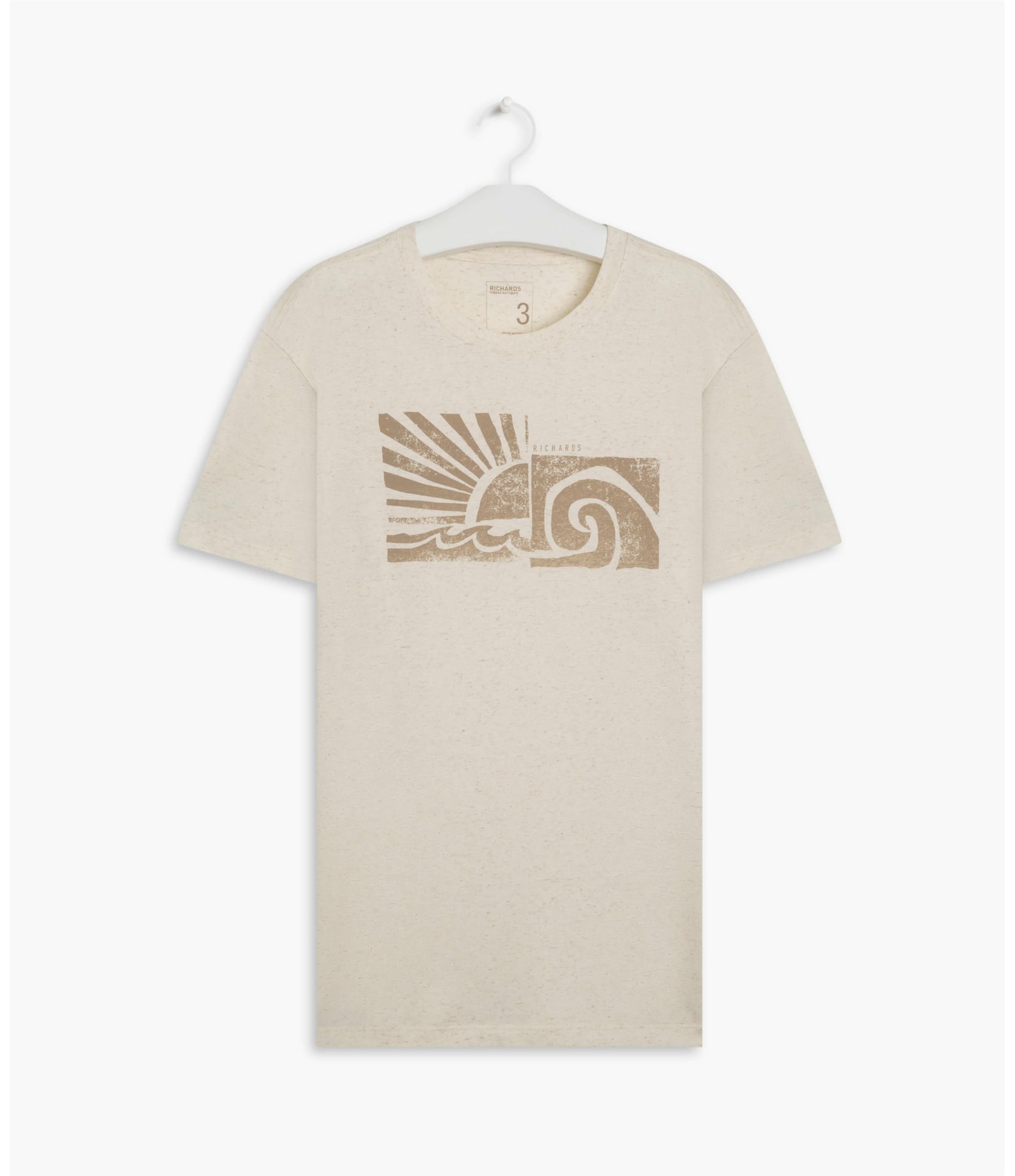 T-Shirt Linho  Sun Waves Havana