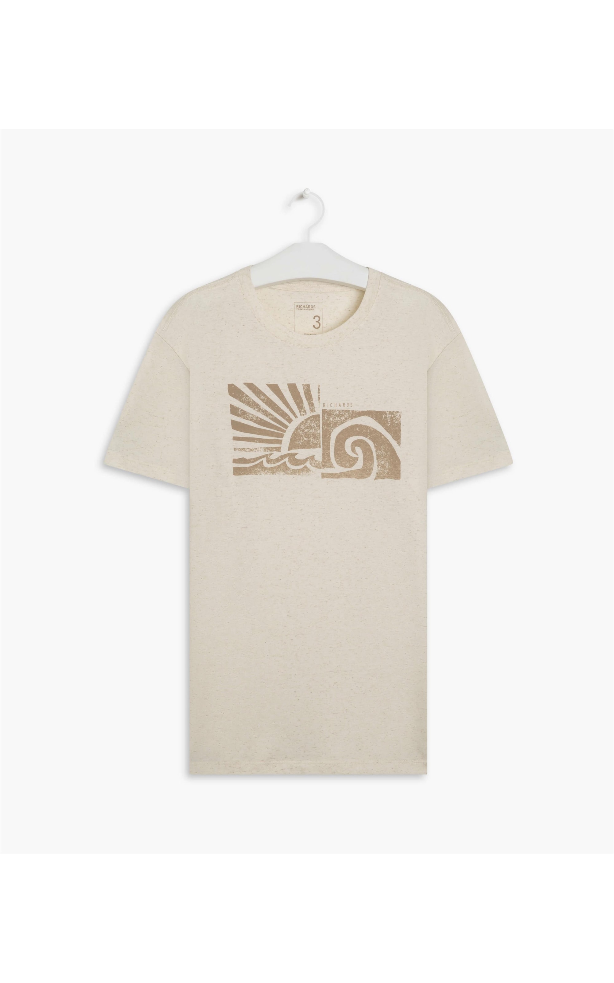 T-Shirt Linho  Sun Waves Havana