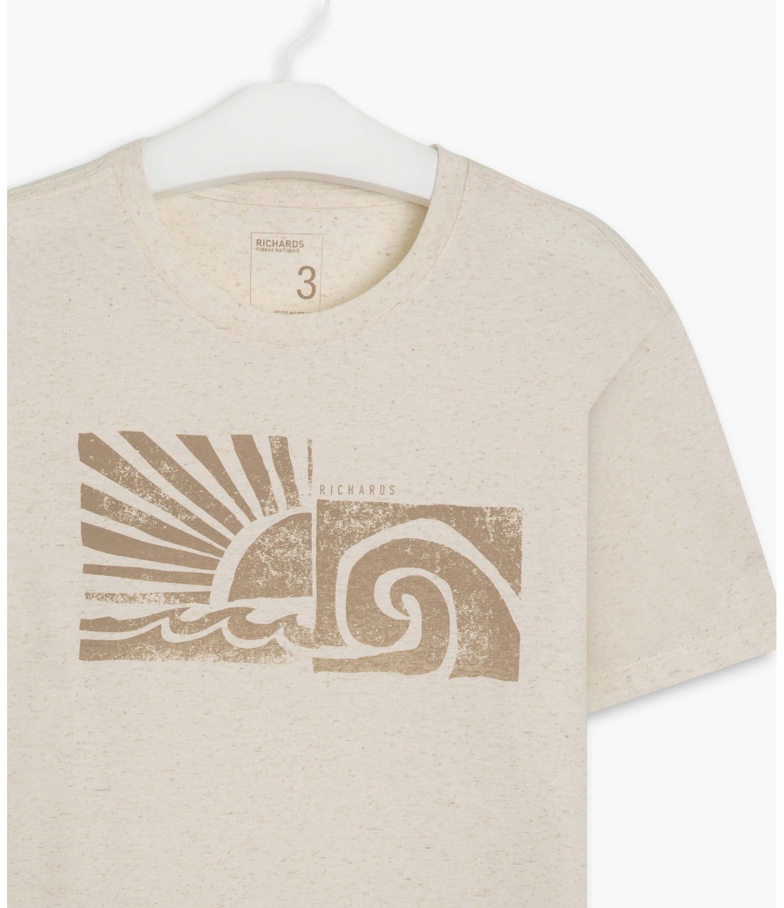 T-Shirt Linho  Sun Waves Havana
