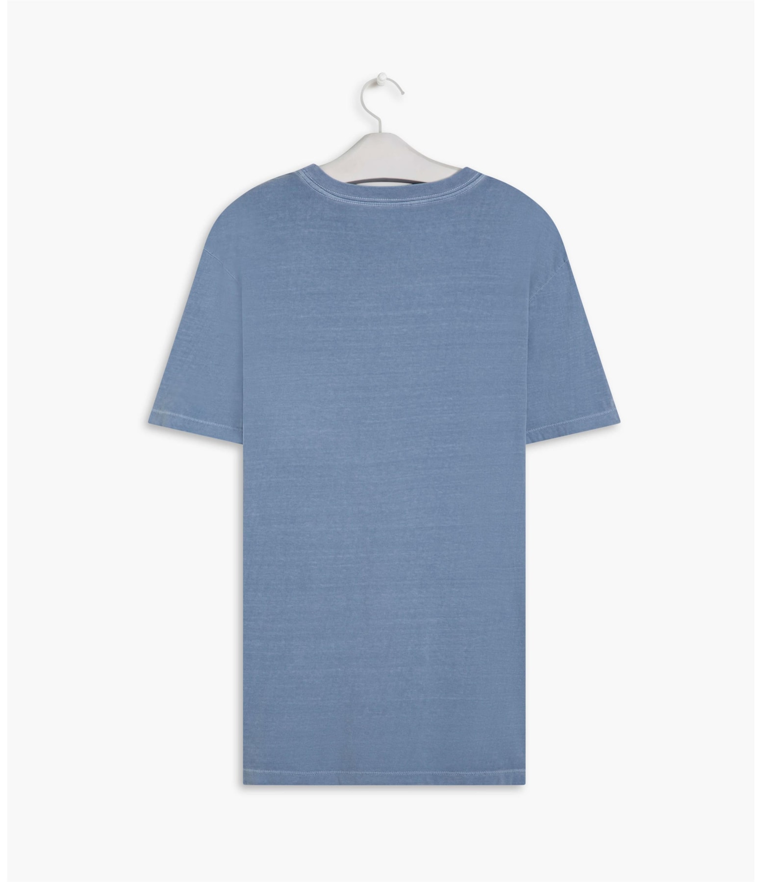 T- Shirt Lisa Com Bolso Azul Claro
