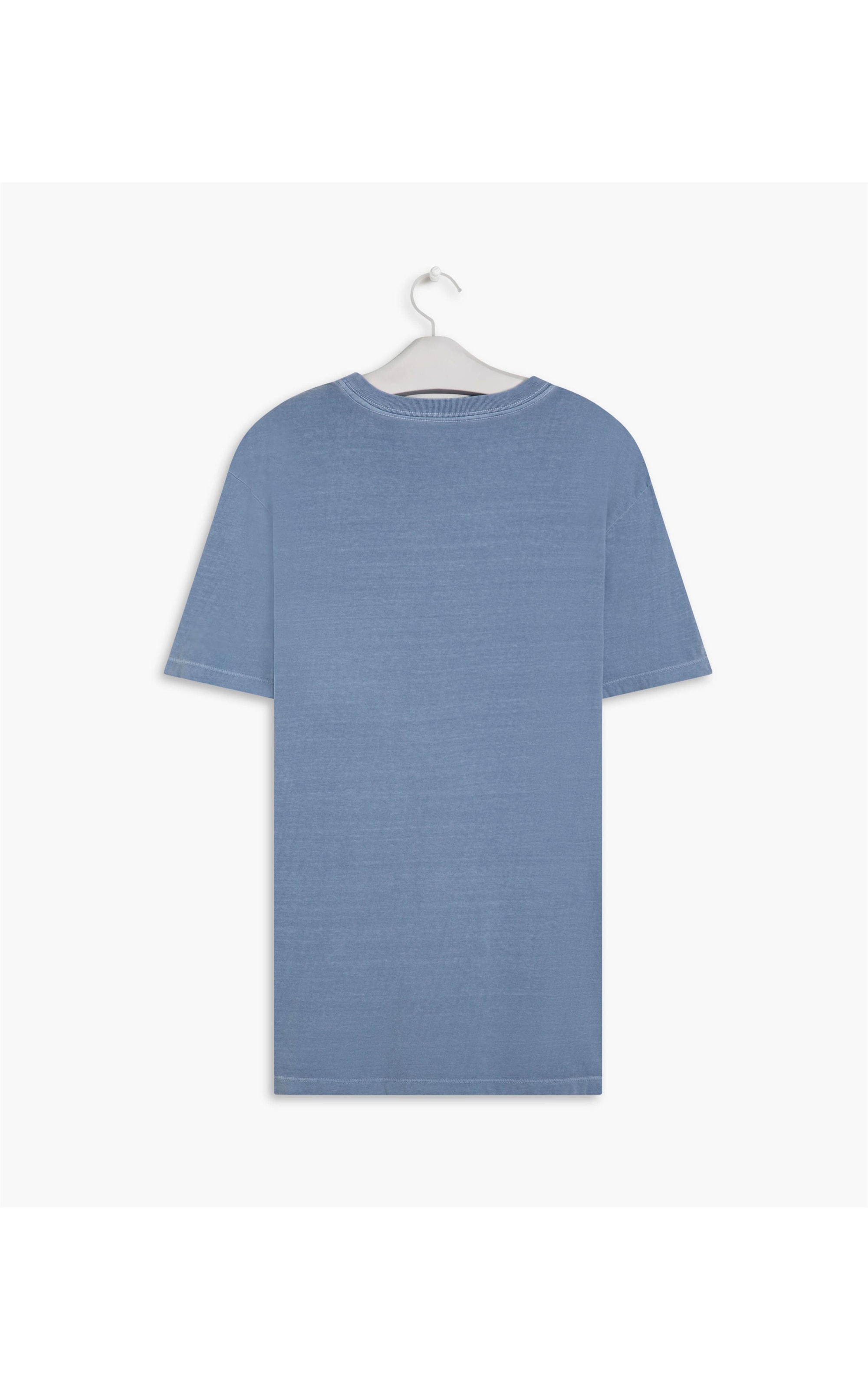 T- Shirt Lisa Com Bolso Azul Claro