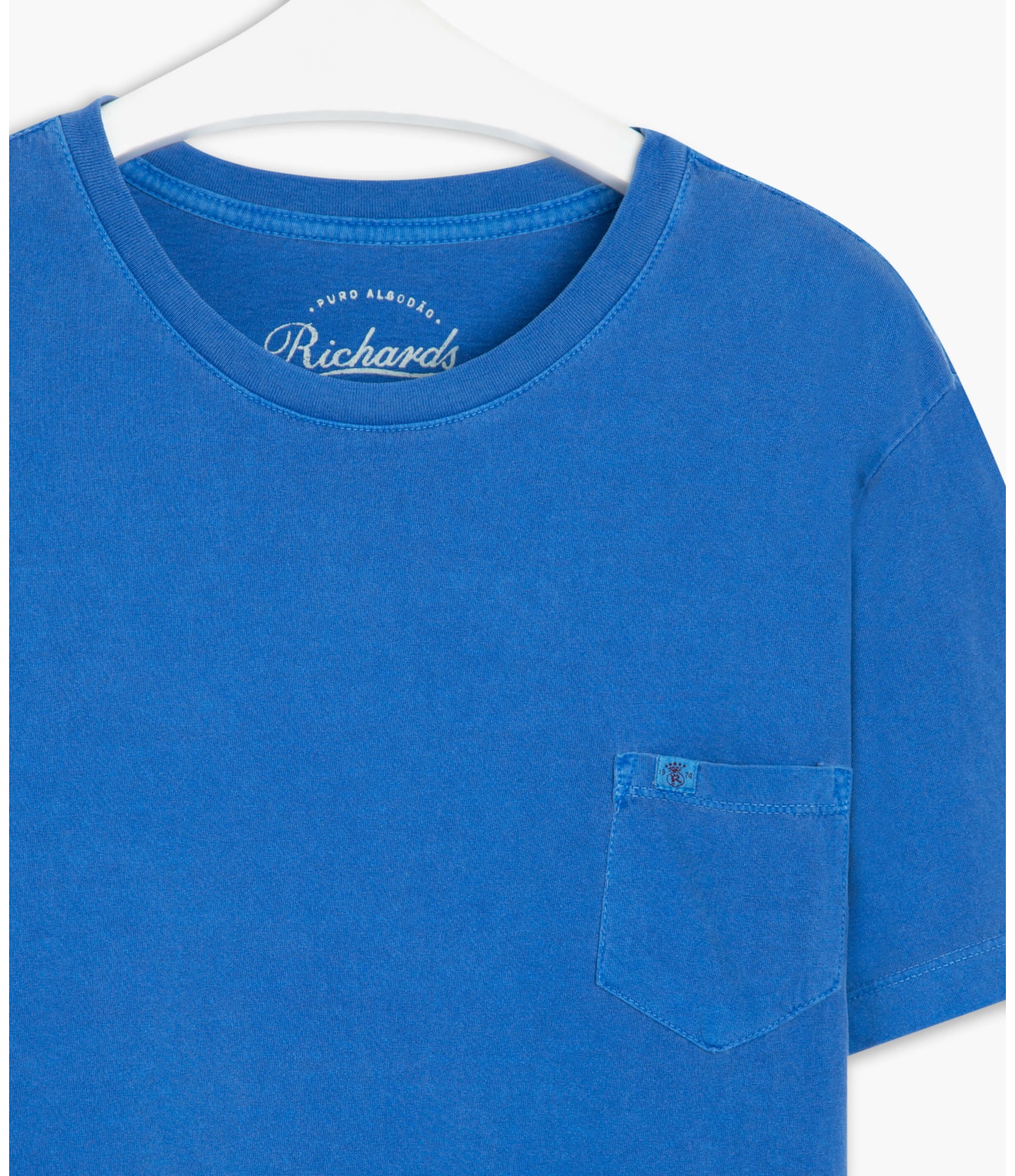 T- Shirt Lisa Com Bolso Azulão