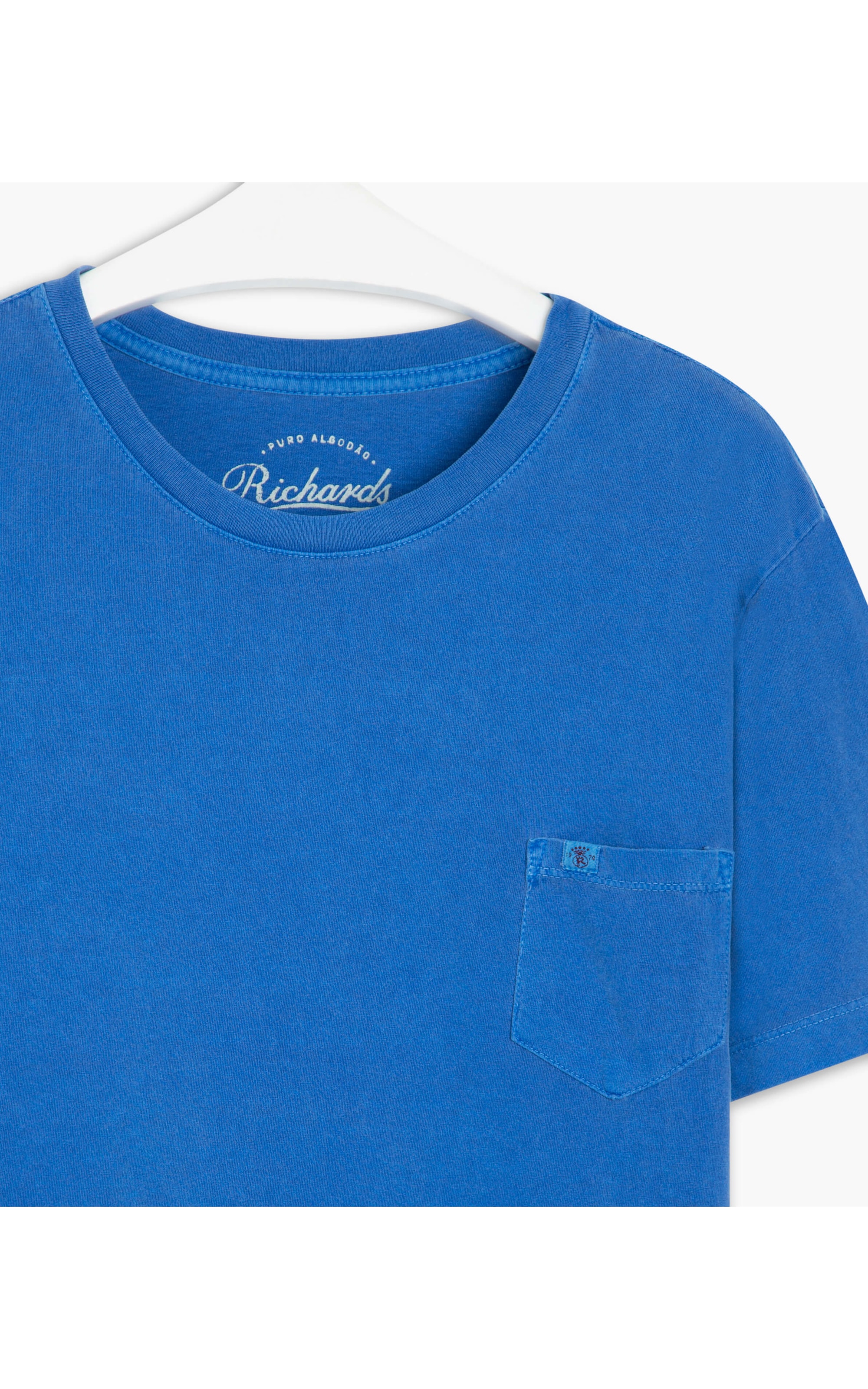 T- Shirt Lisa Com Bolso Azulão