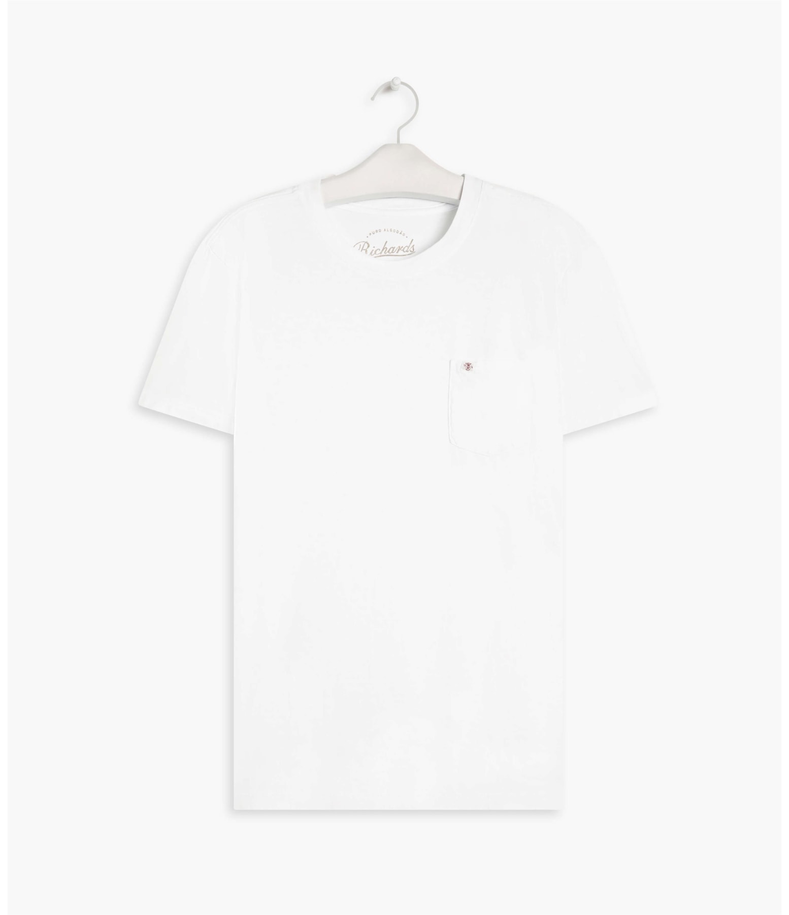 T- Shirt Lisa Com Bolso Branco