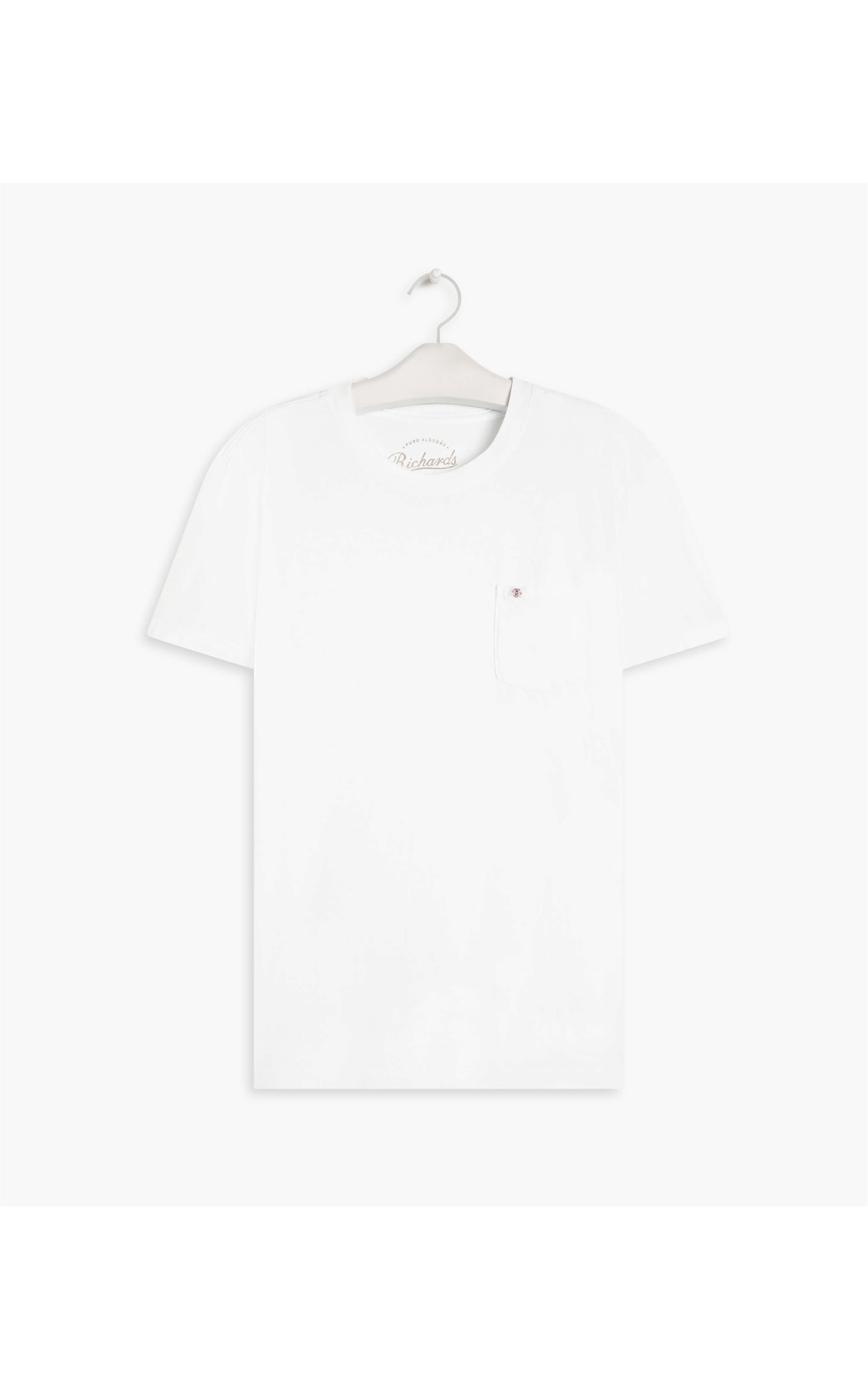 T- Shirt Lisa Com Bolso Branco