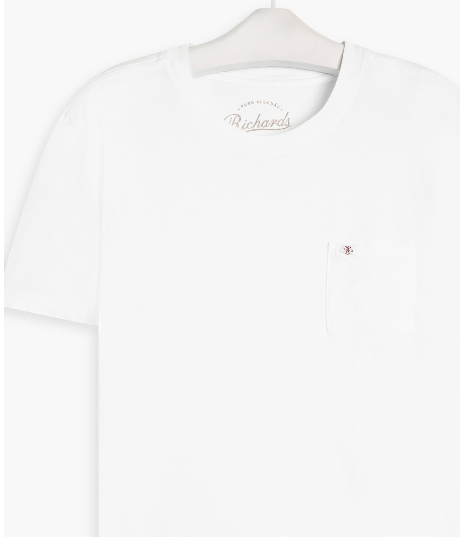 T- Shirt Lisa Com Bolso Branco